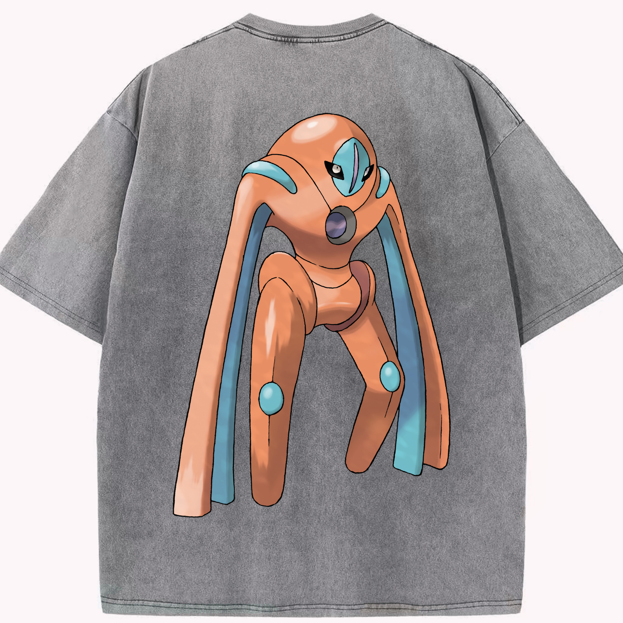 （画像用） ポケットモンスター Pokémon 綿100% ヴィンテージ風 半袖Tシャツ（背面プリント）