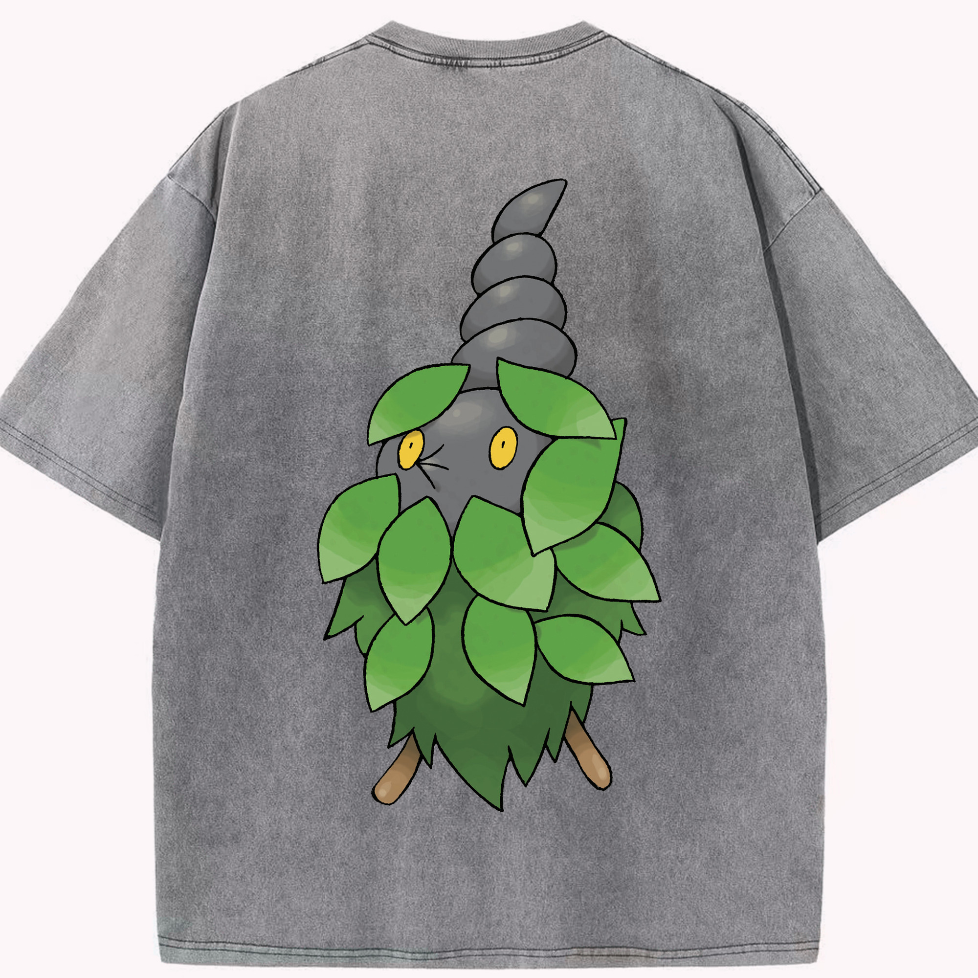 （画像用） ポケットモンスター Pokémon 綿100% ヴィンテージ風 半袖Tシャツ（背面プリント）
