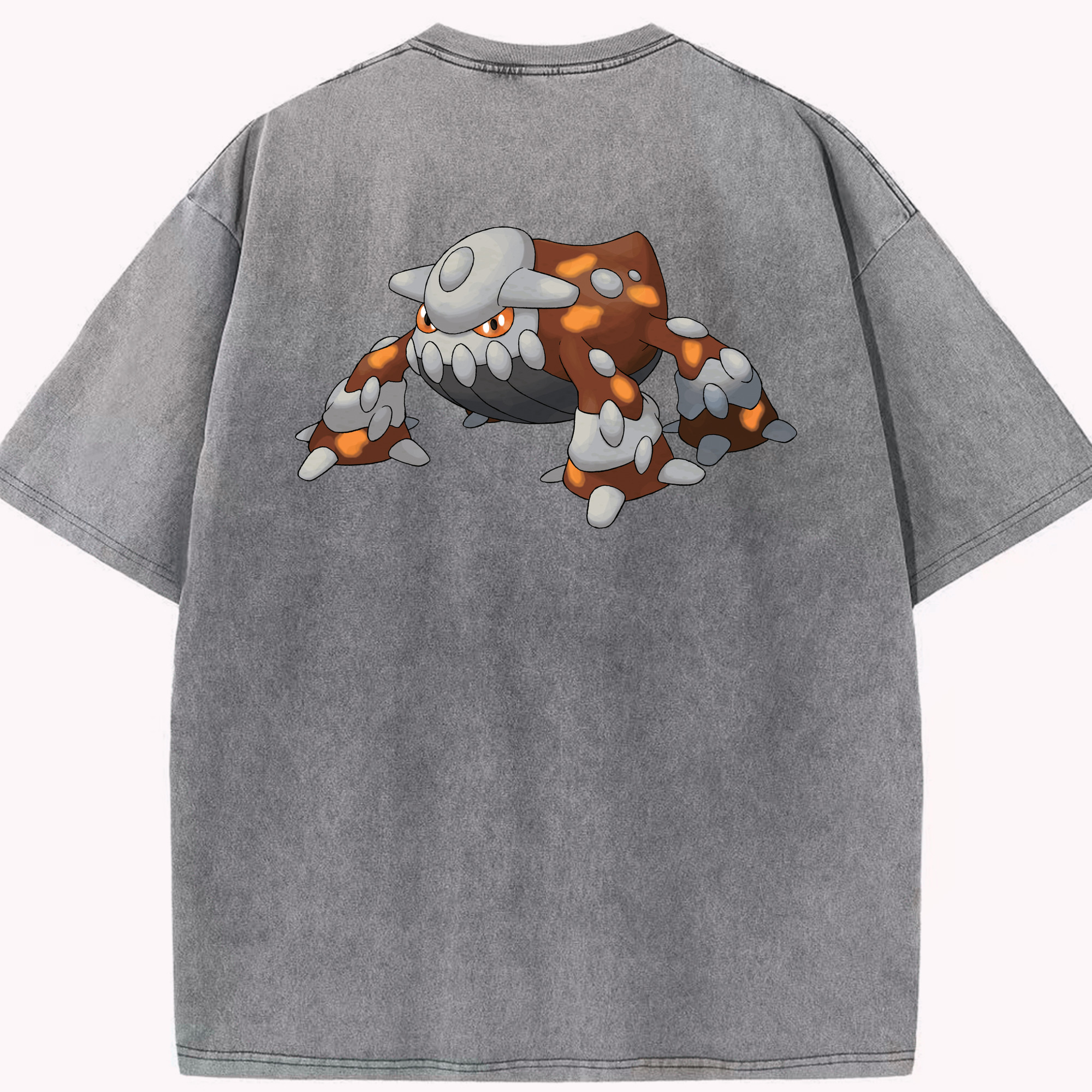 （画像用） ポケットモンスター Pokémon 綿100% ヴィンテージ風 半袖Tシャツ（背面プリント）