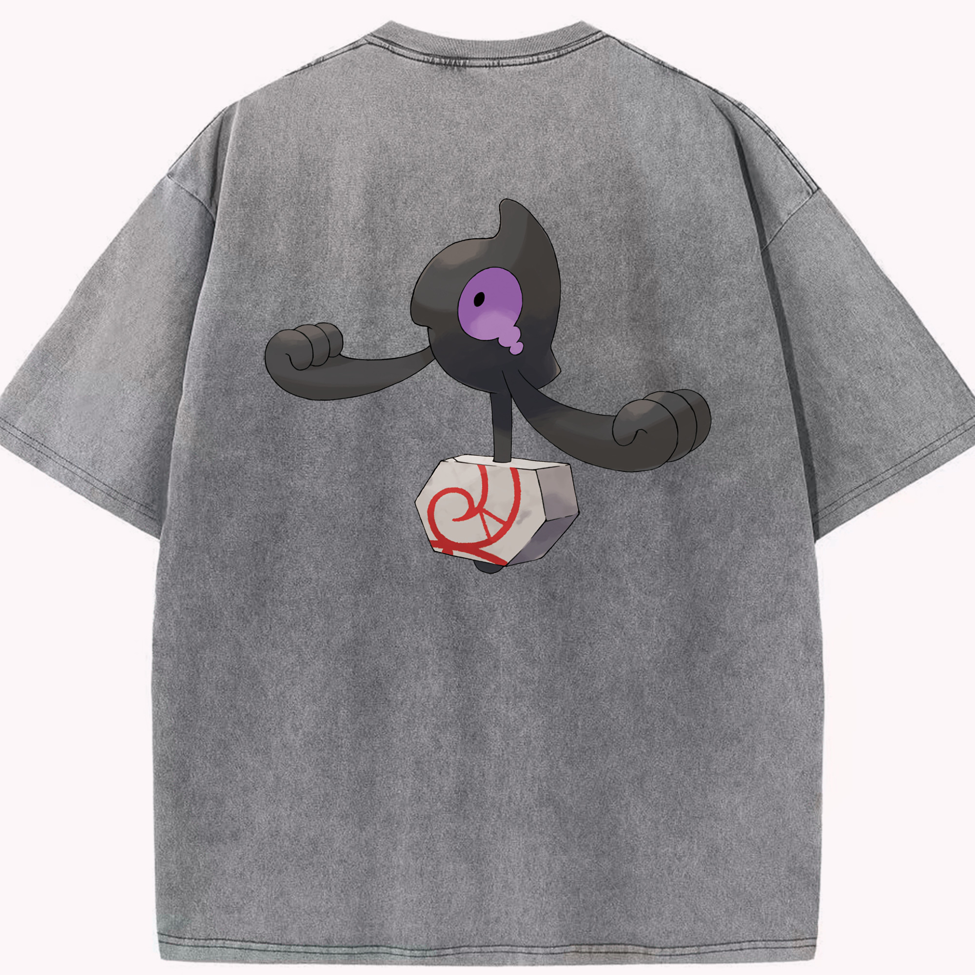 （画像用） ポケットモンスター Pokémon 綿100% ヴィンテージ風 半袖Tシャツ（背面プリント）