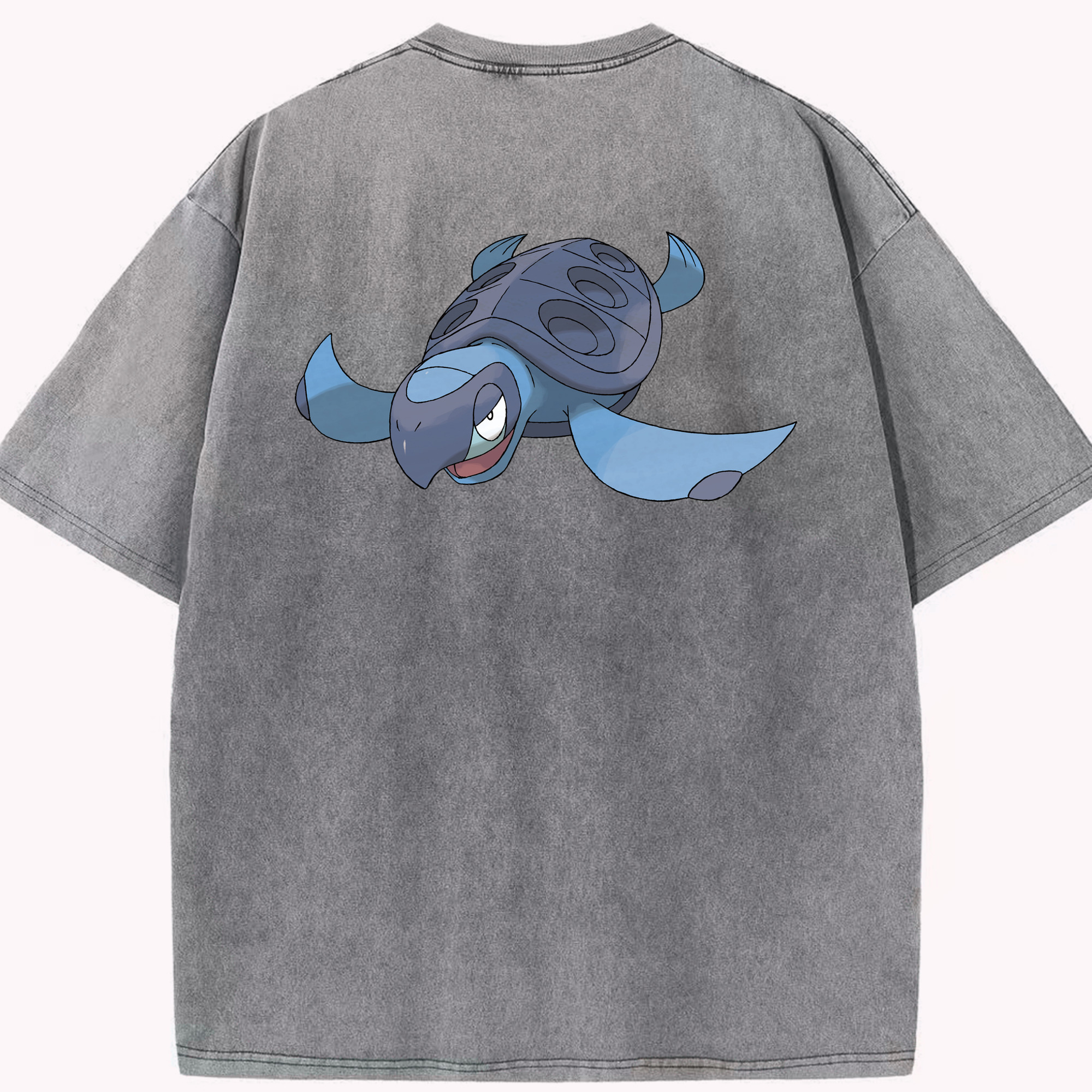 （画像用） ポケットモンスター Pokémon 綿100% ヴィンテージ風 半袖Tシャツ（背面プリント）