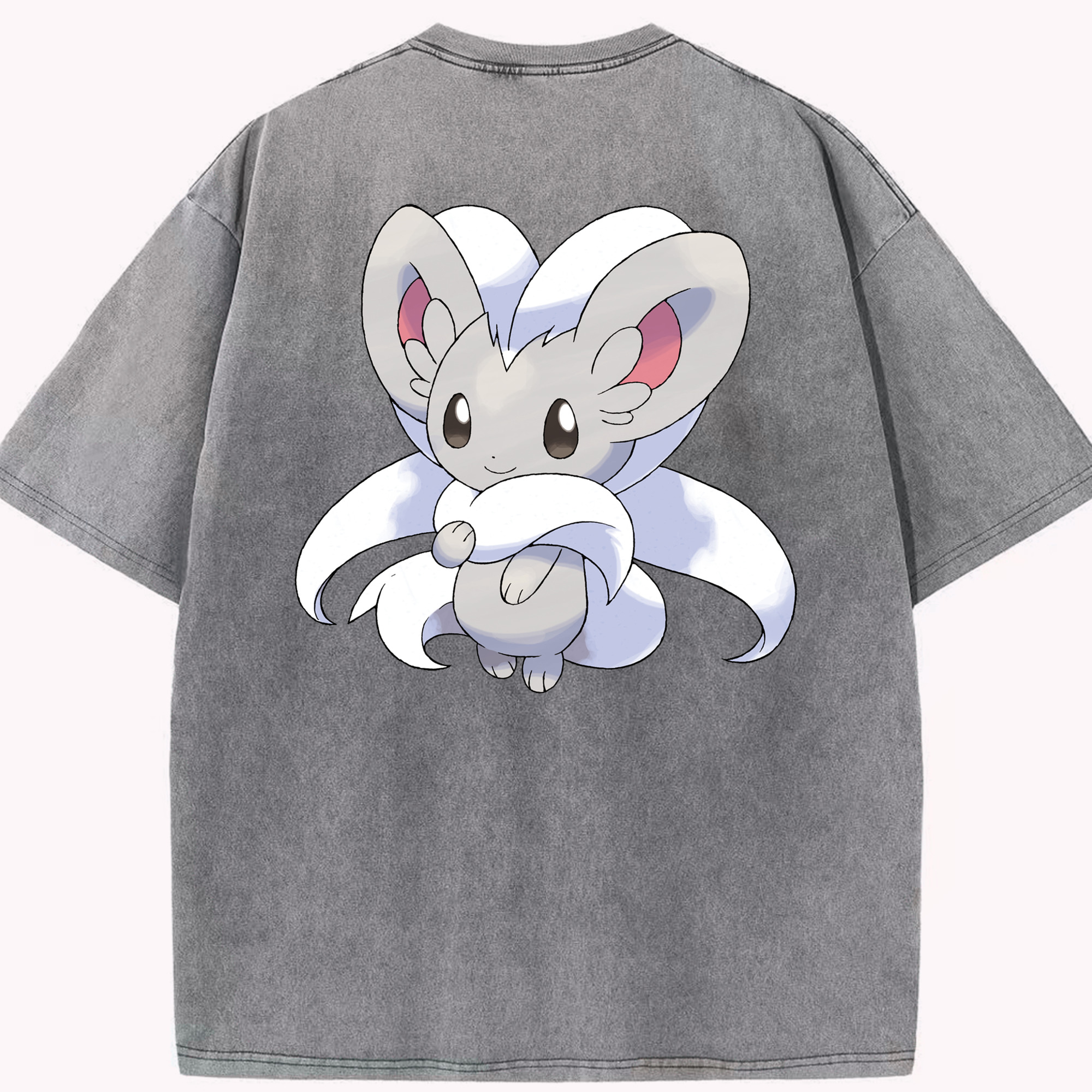 （画像用） ポケットモンスター Pokémon 綿100% ヴィンテージ風 半袖Tシャツ（背面プリント）