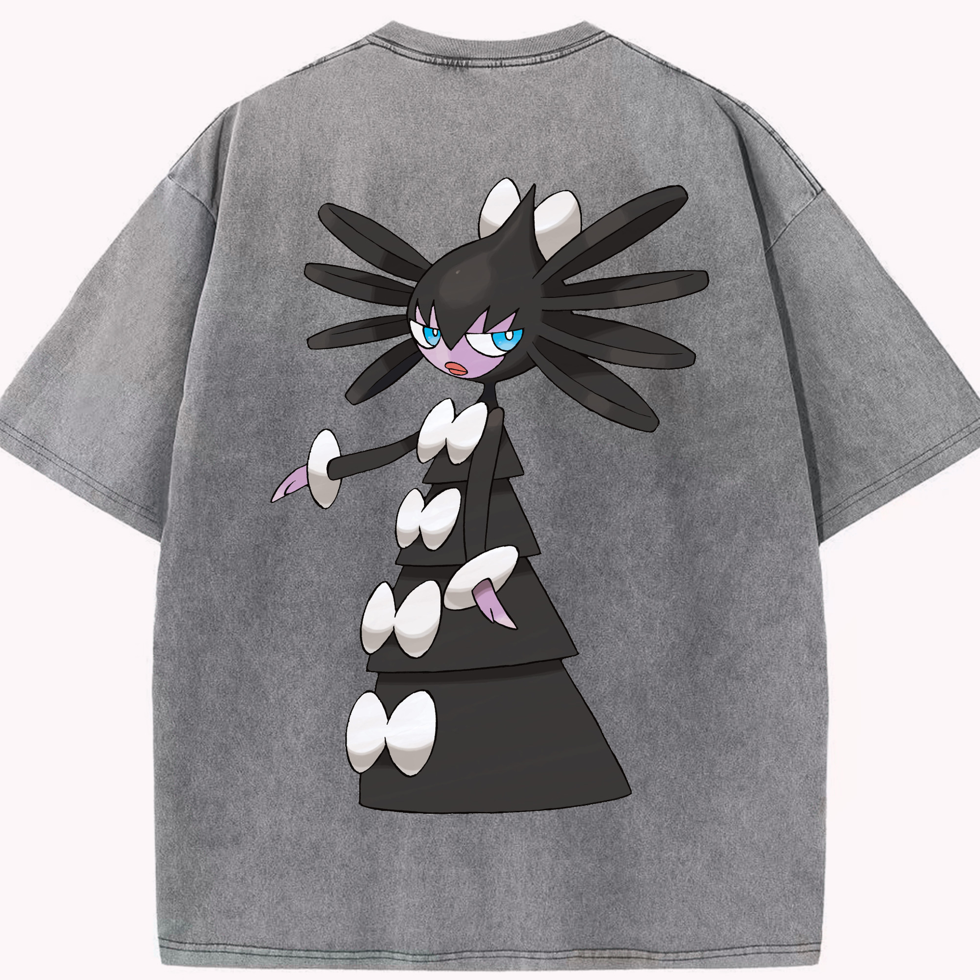 （画像用） ポケットモンスター Pokémon 綿100% ヴィンテージ風 半袖Tシャツ（背面プリント）