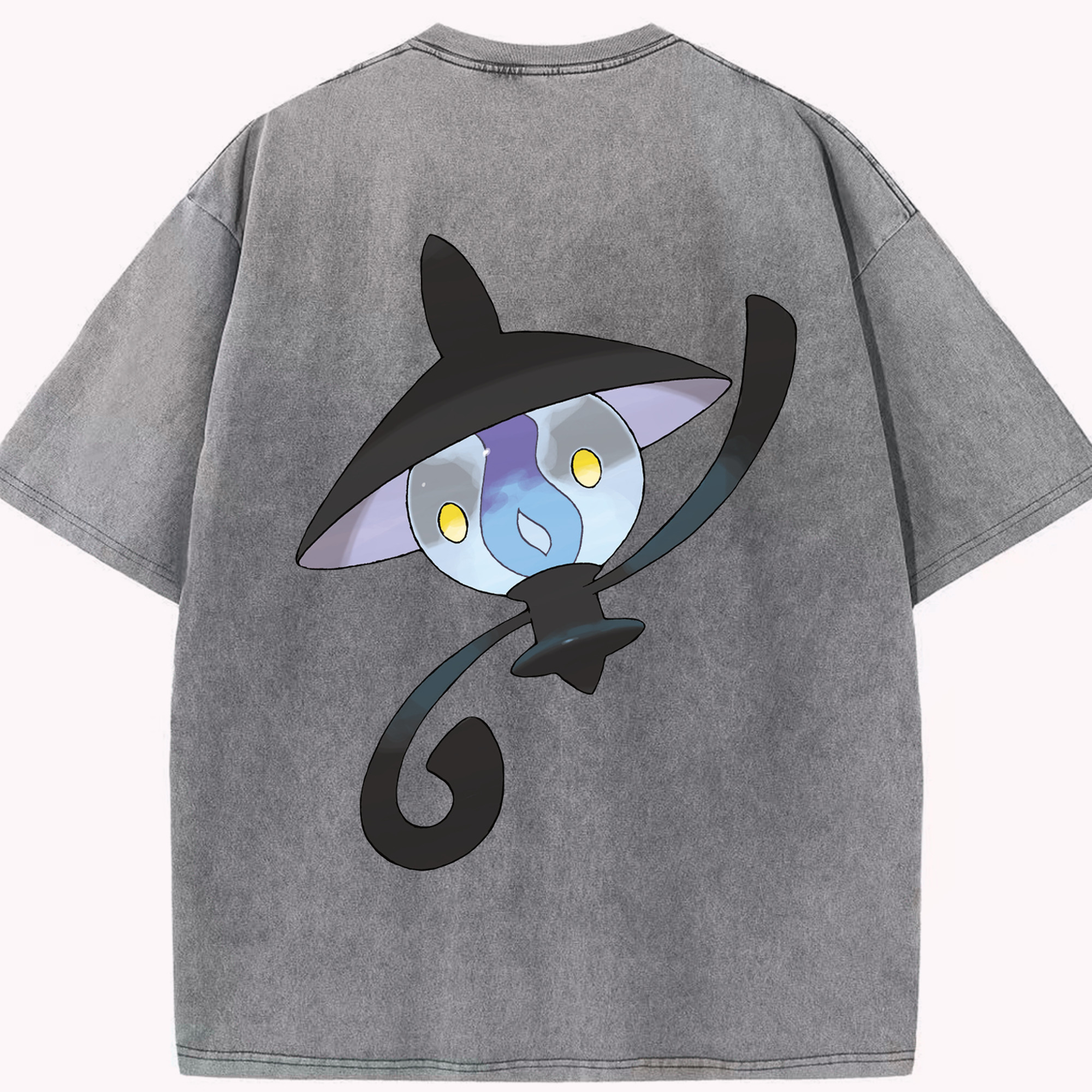 （画像用） ポケットモンスター Pokémon 綿100% ヴィンテージ風 半袖Tシャツ（背面プリント）