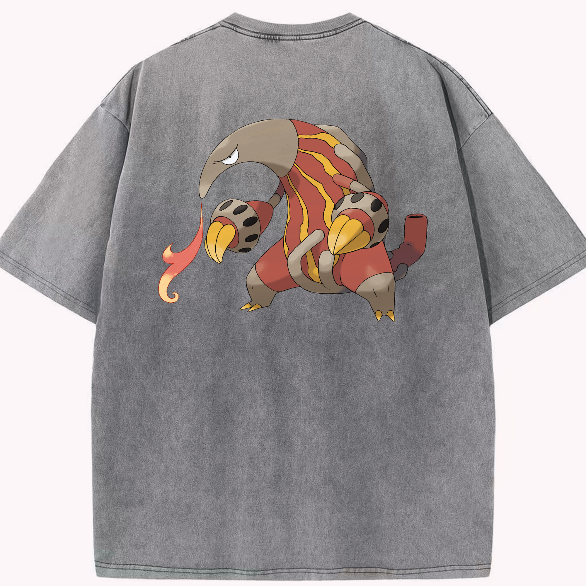 （画像用） ポケットモンスター Pokémon 綿100% ヴィンテージ風 半袖Tシャツ（背面プリント）