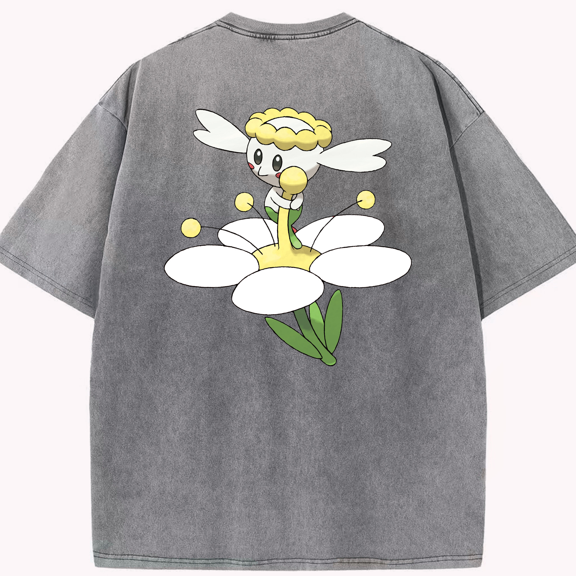 （画像用） ポケットモンスター Pokémon 綿100% ヴィンテージ風 半袖Tシャツ（背面プリント）