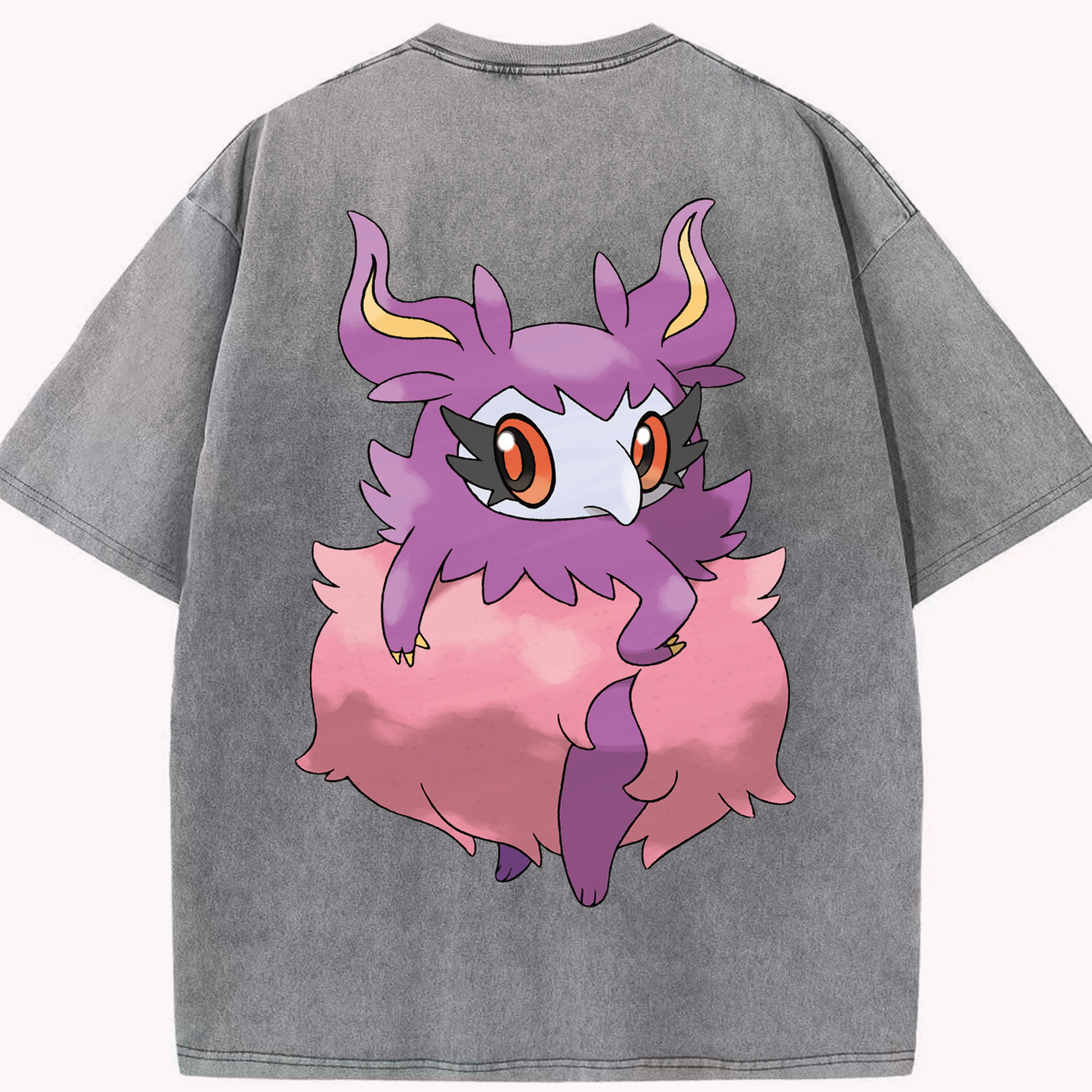 （画像用） ポケットモンスター Pokémon 綿100% ヴィンテージ風 半袖Tシャツ（背面プリント）