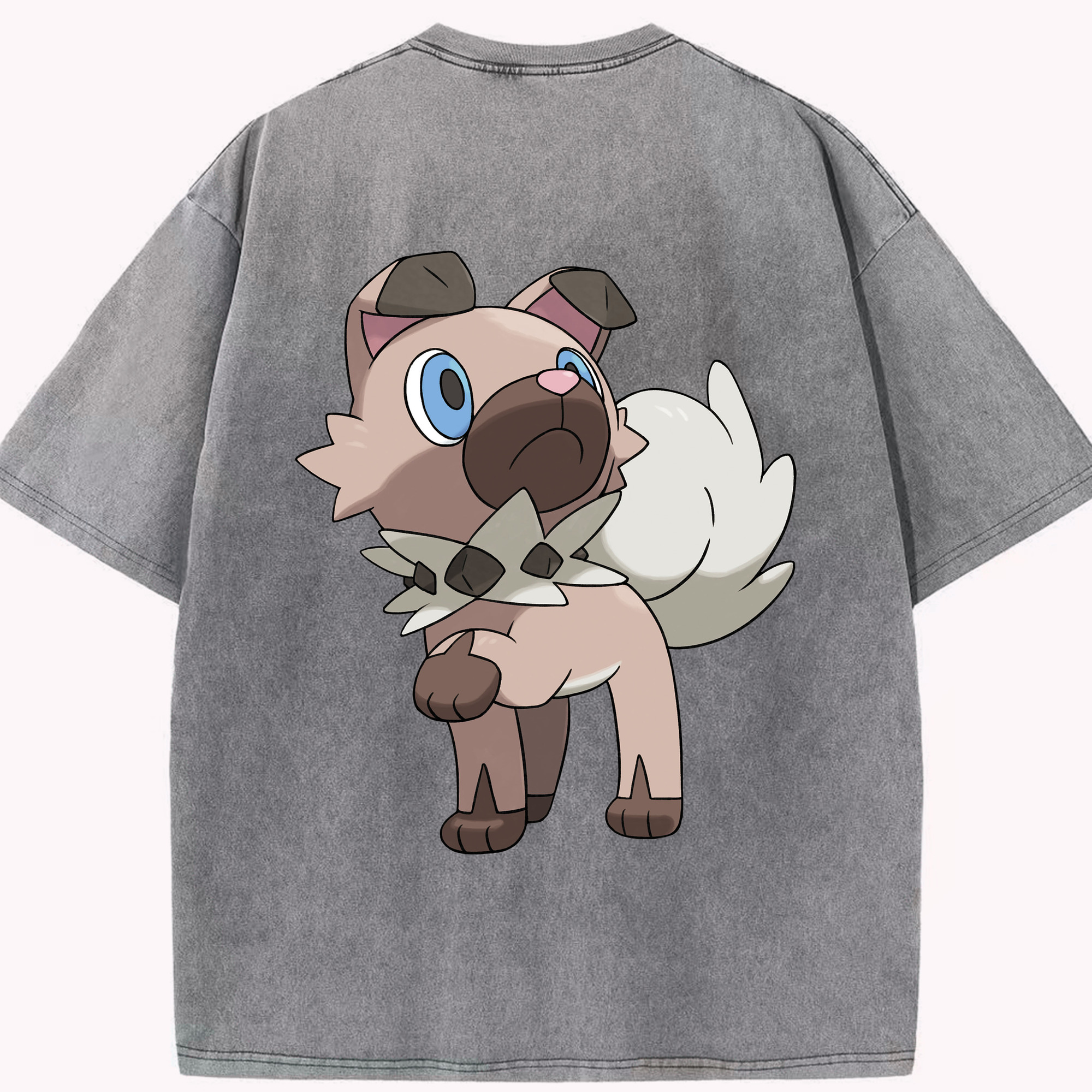 （画像用） ポケットモンスター Pokémon 綿100% ヴィンテージ風 半袖Tシャツ（背面プリント）