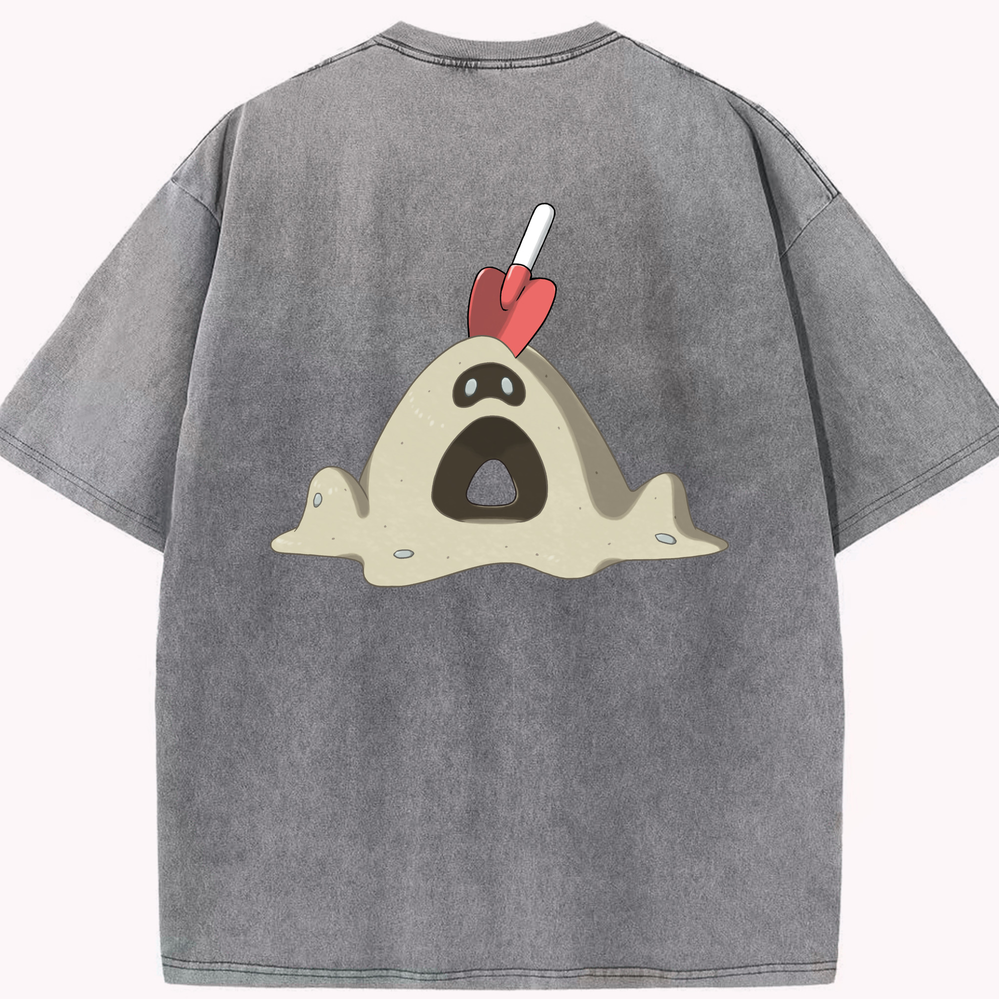 （画像用） ポケットモンスター Pokémon 綿100% ヴィンテージ風 半袖Tシャツ（背面プリント）