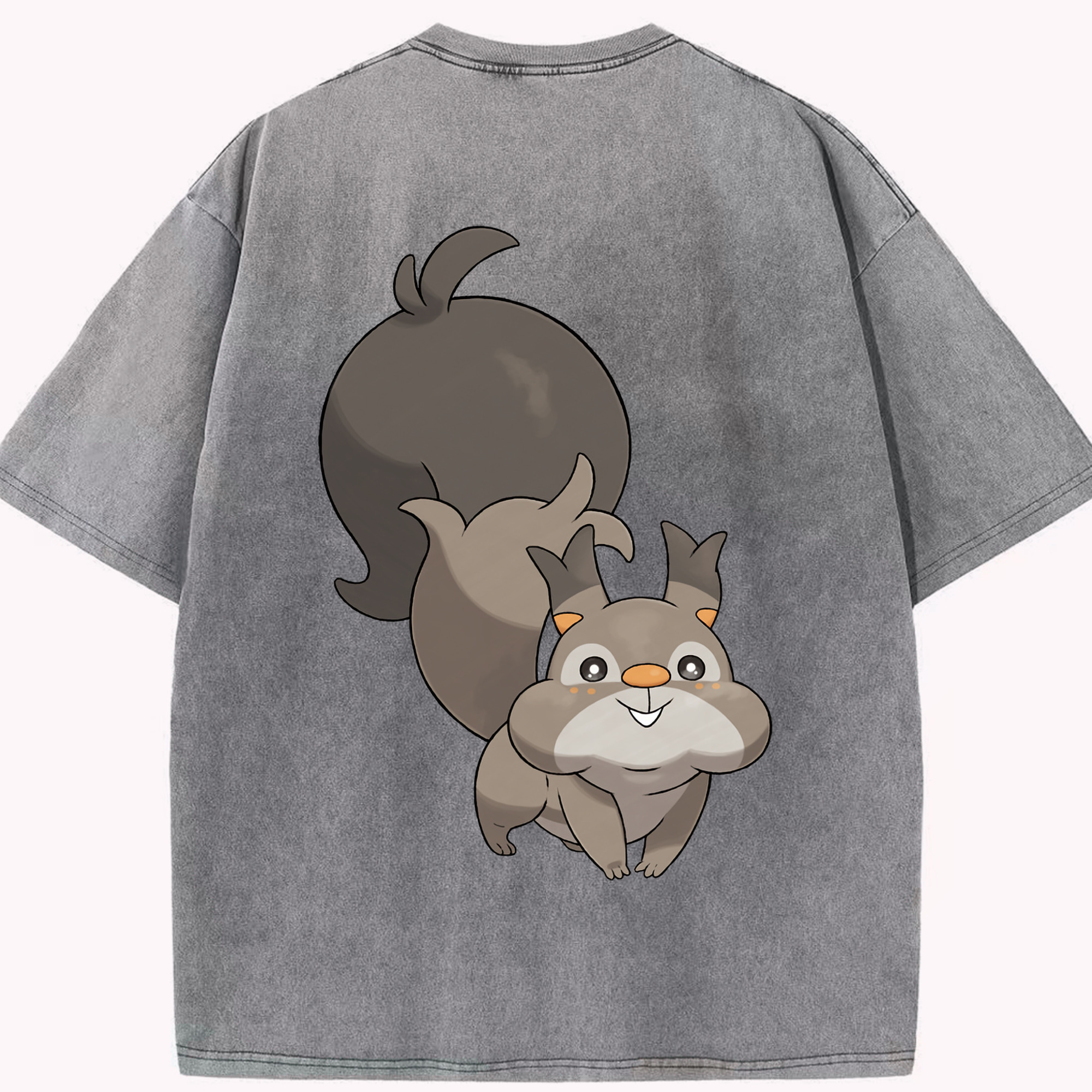 （画像用） ポケットモンスター Pokémon 綿100% ヴィンテージ風 半袖Tシャツ（背面プリント）