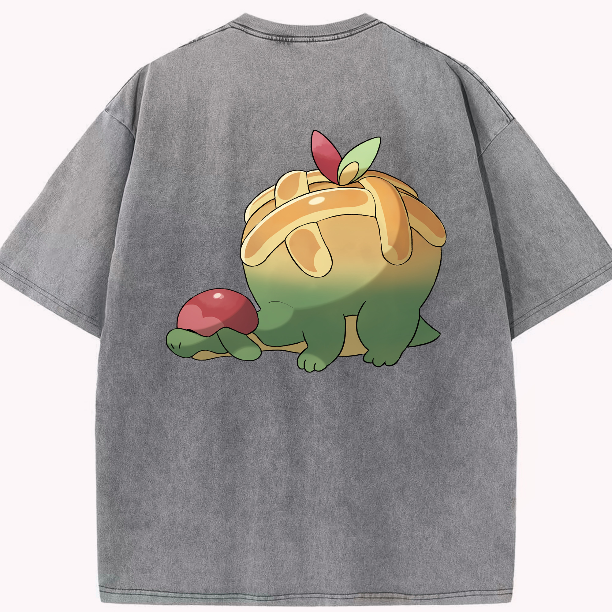 （画像用） ポケットモンスター Pokémon 綿100% ヴィンテージ風 半袖Tシャツ（背面プリント）