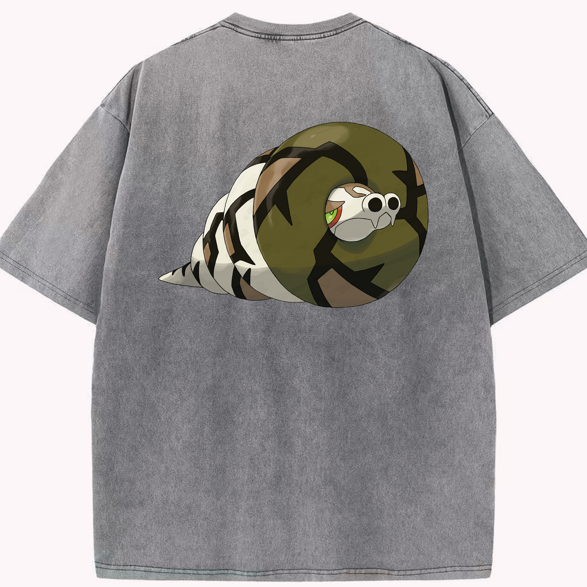 （画像用） ポケットモンスター Pokémon 綿100% ヴィンテージ風 半袖Tシャツ（背面プリント）
