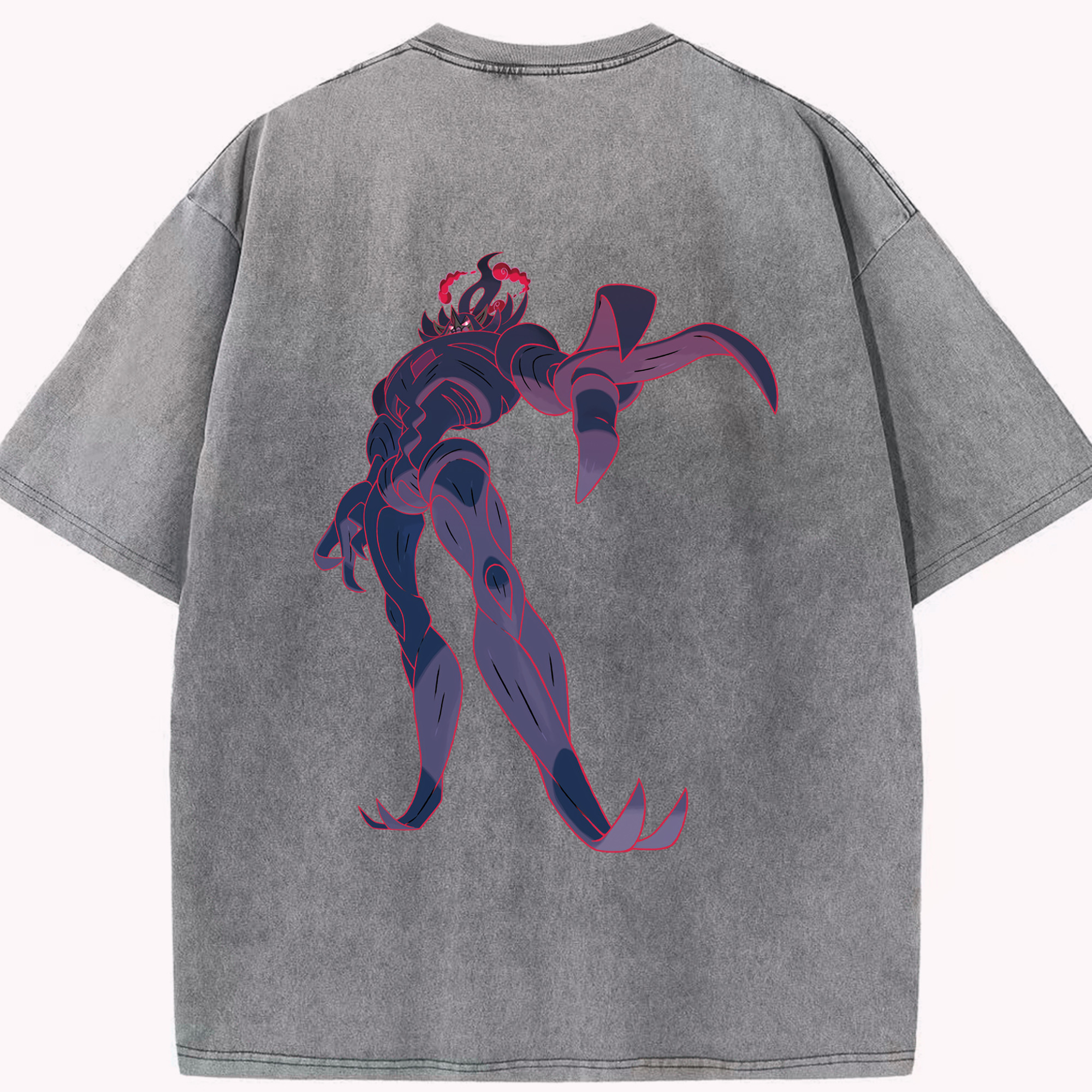 （画像用） ポケットモンスター Pokémon 綿100% ヴィンテージ風 半袖Tシャツ（背面プリント）