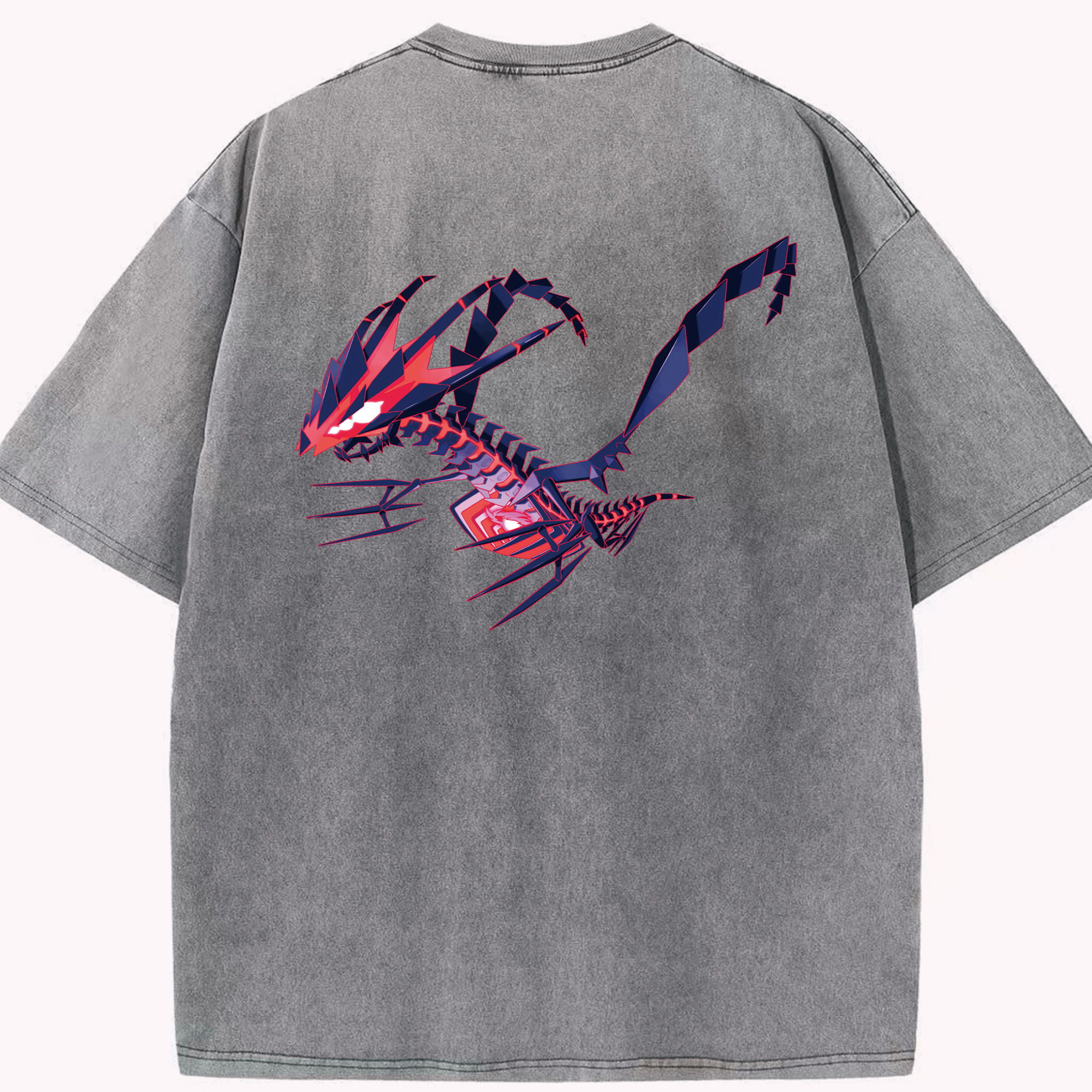 （画像用） ポケットモンスター Pokémon 綿100% ヴィンテージ風 半袖Tシャツ（背面プリント）