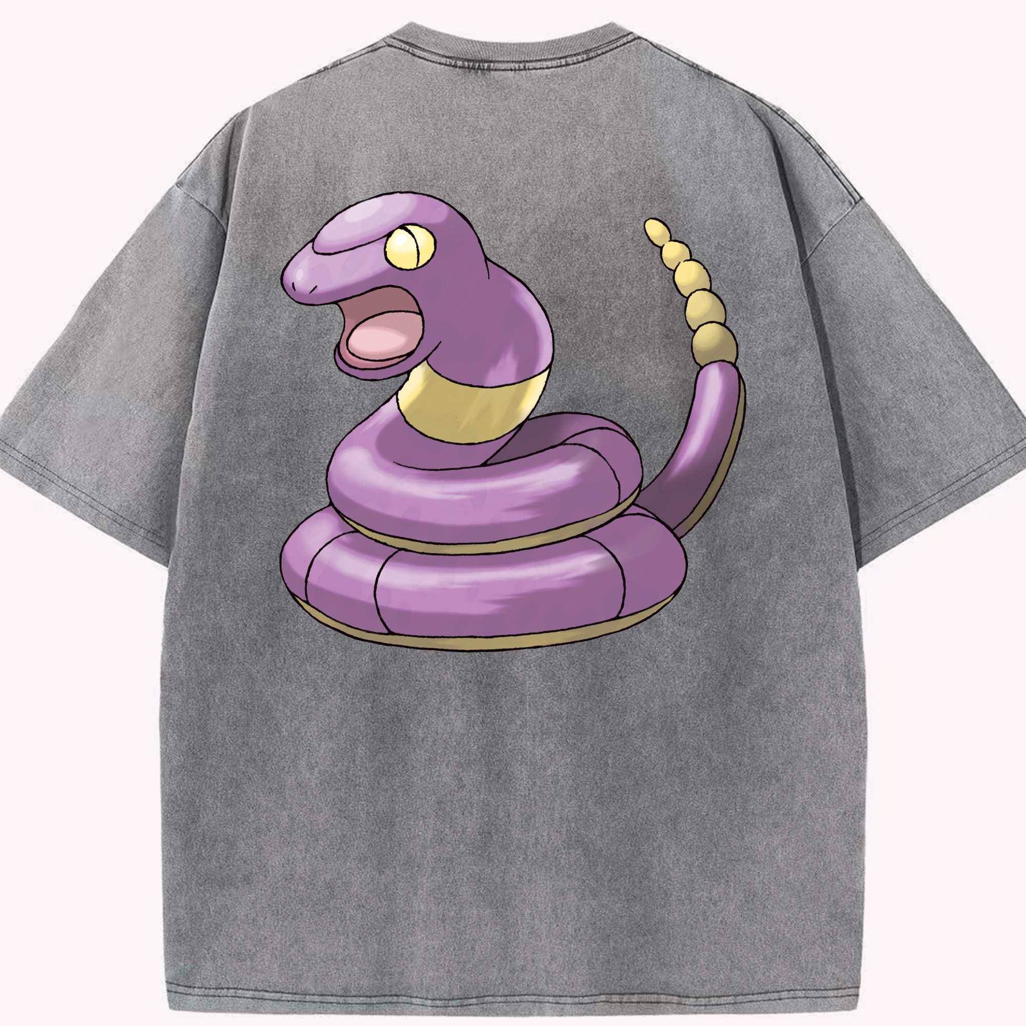 （画像用） ポケットモンスター Pokémon 綿100% ヴィンテージ風 半袖Tシャツ（背面プリント）