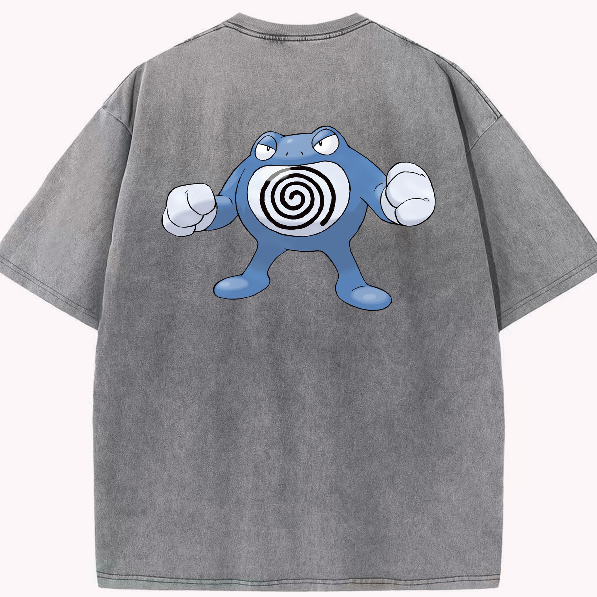 （画像用） ポケットモンスター Pokémon 綿100% ヴィンテージ風 半袖Tシャツ（背面プリント）