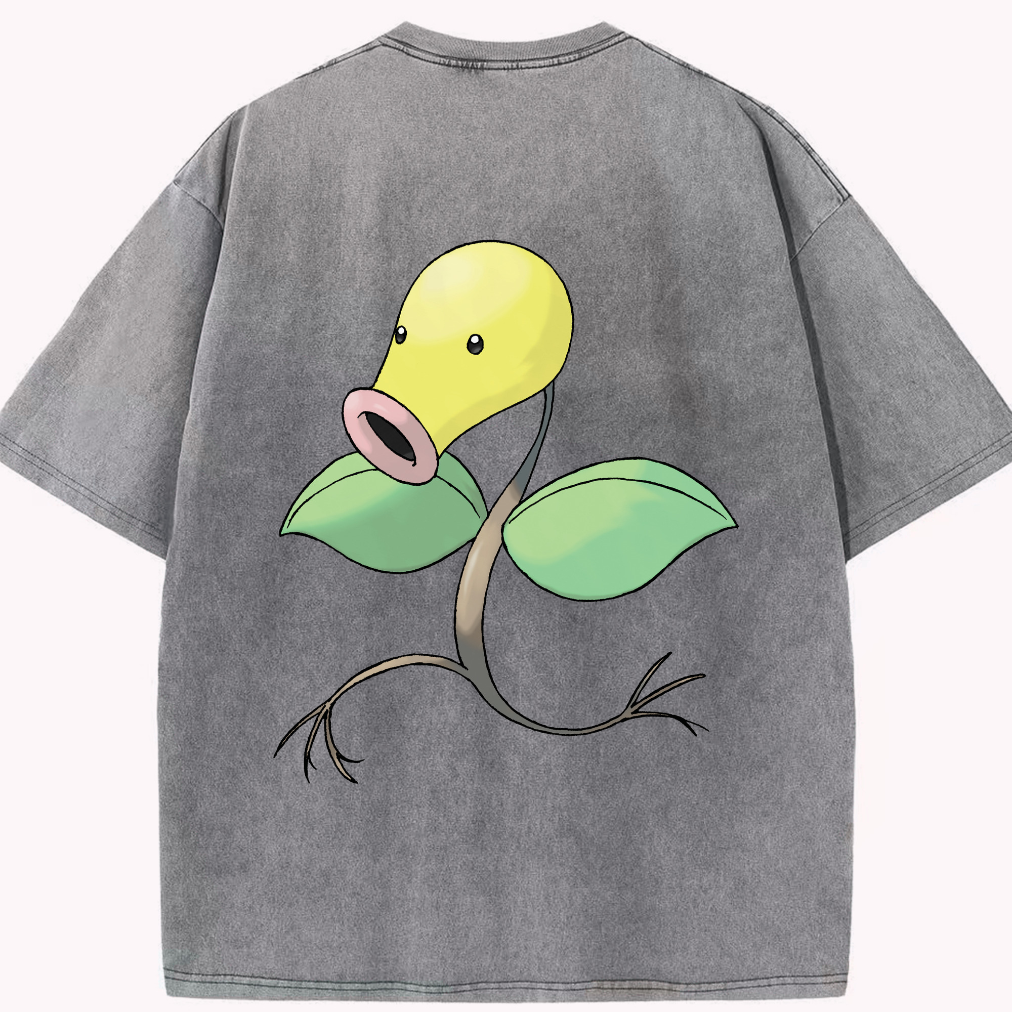 （画像用） ポケットモンスター Pokémon 綿100% ヴィンテージ風 半袖Tシャツ（背面プリント）