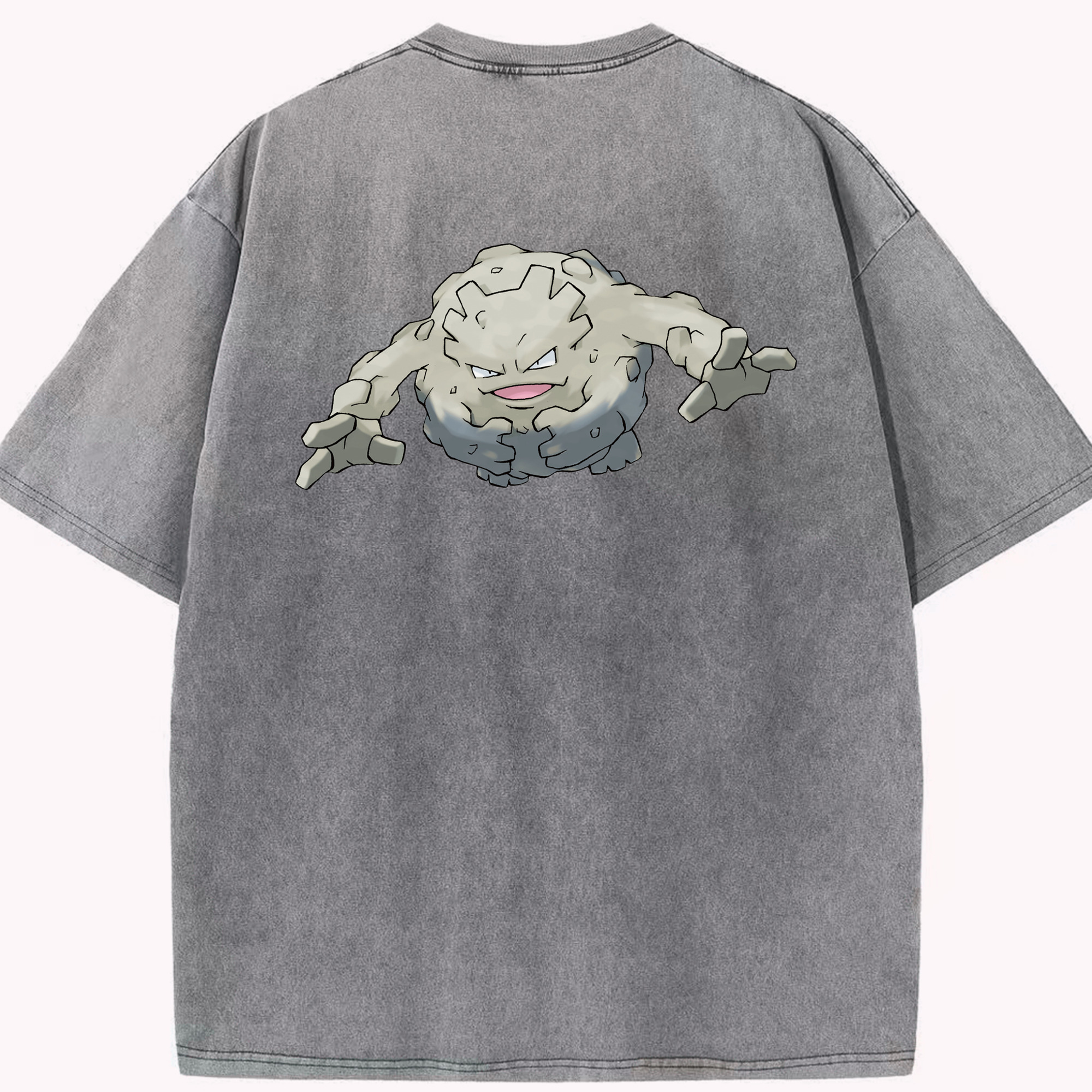 （画像用） ポケットモンスター Pokémon 綿100% ヴィンテージ風 半袖Tシャツ（背面プリント）