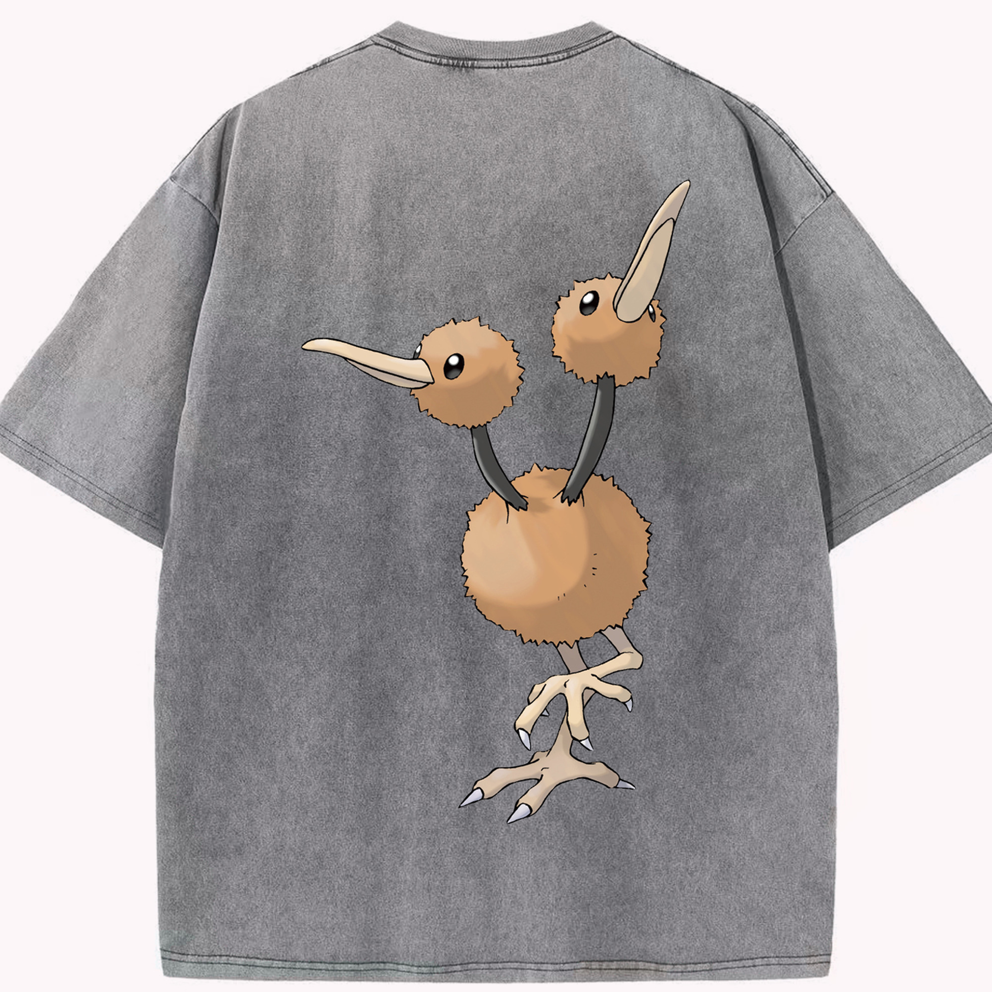 （画像用） ポケットモンスター Pokémon 綿100% ヴィンテージ風 半袖Tシャツ（背面プリント）