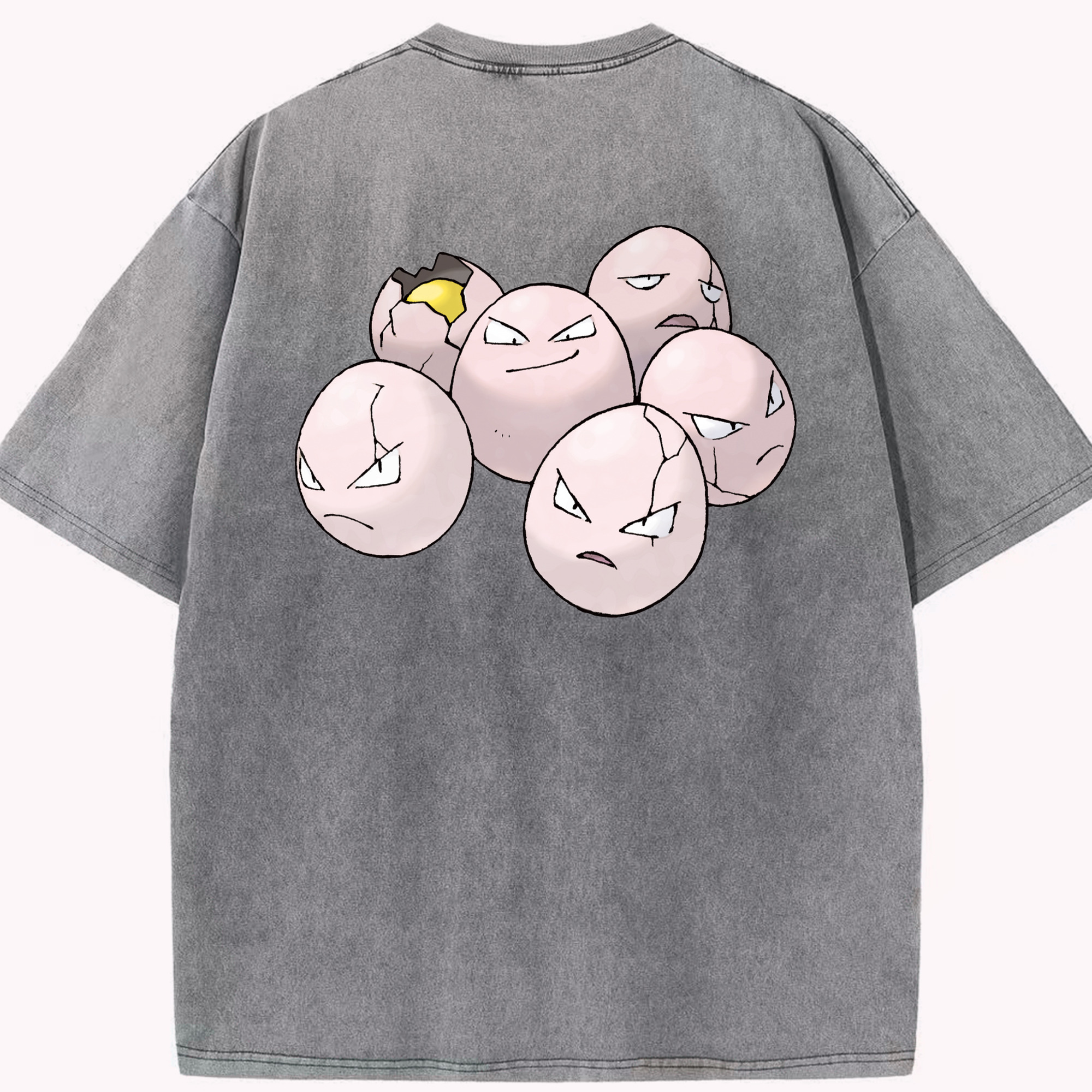 （画像用） ポケットモンスター Pokémon 綿100% ヴィンテージ風 半袖Tシャツ（背面プリント）