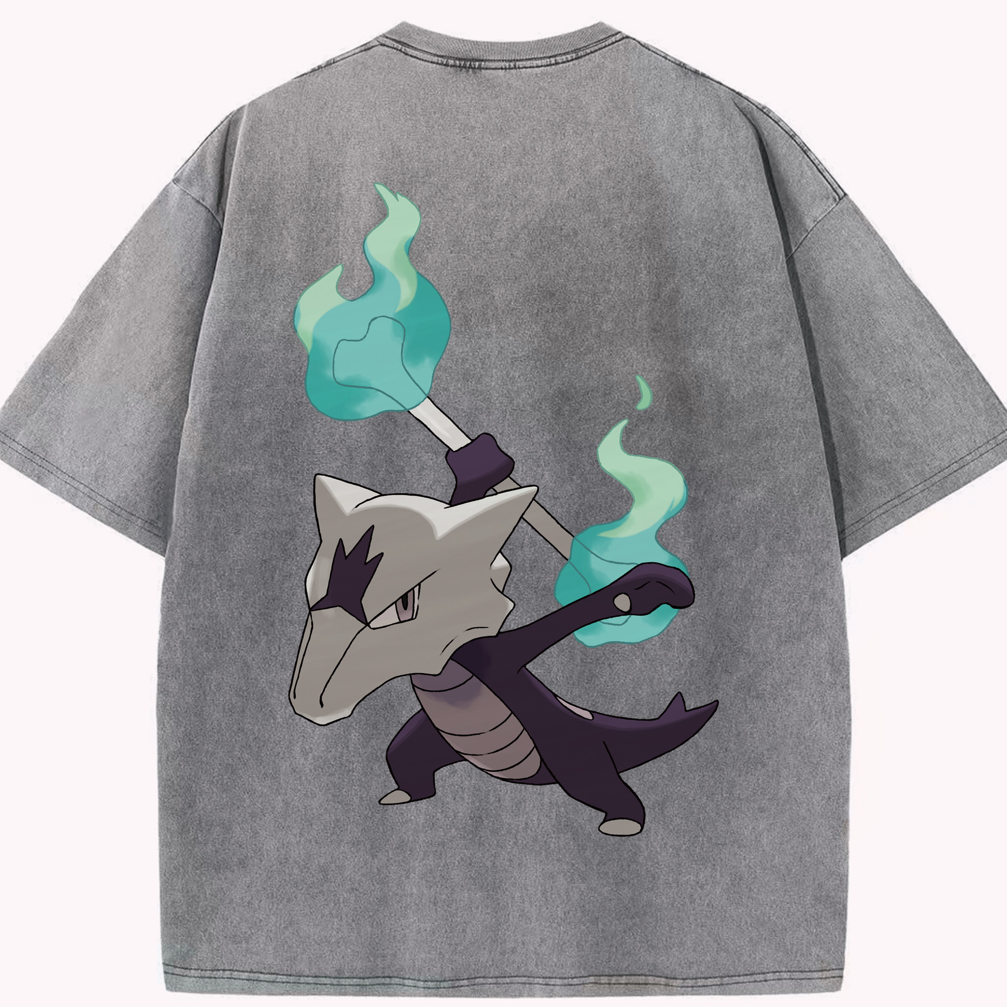 （画像用） ポケットモンスター Pokémon 綿100% ヴィンテージ風 半袖Tシャツ（背面プリント）