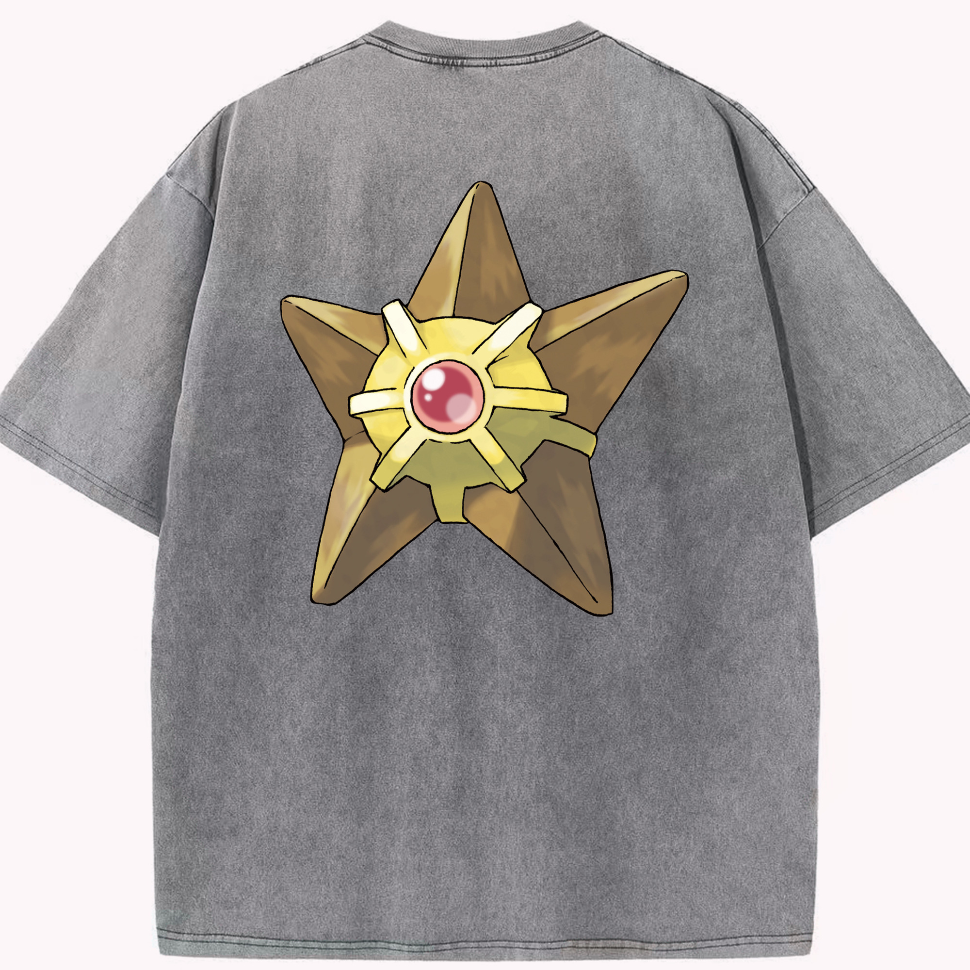 （画像用） ポケットモンスター Pokémon 綿100% ヴィンテージ風 半袖Tシャツ（背面プリント）