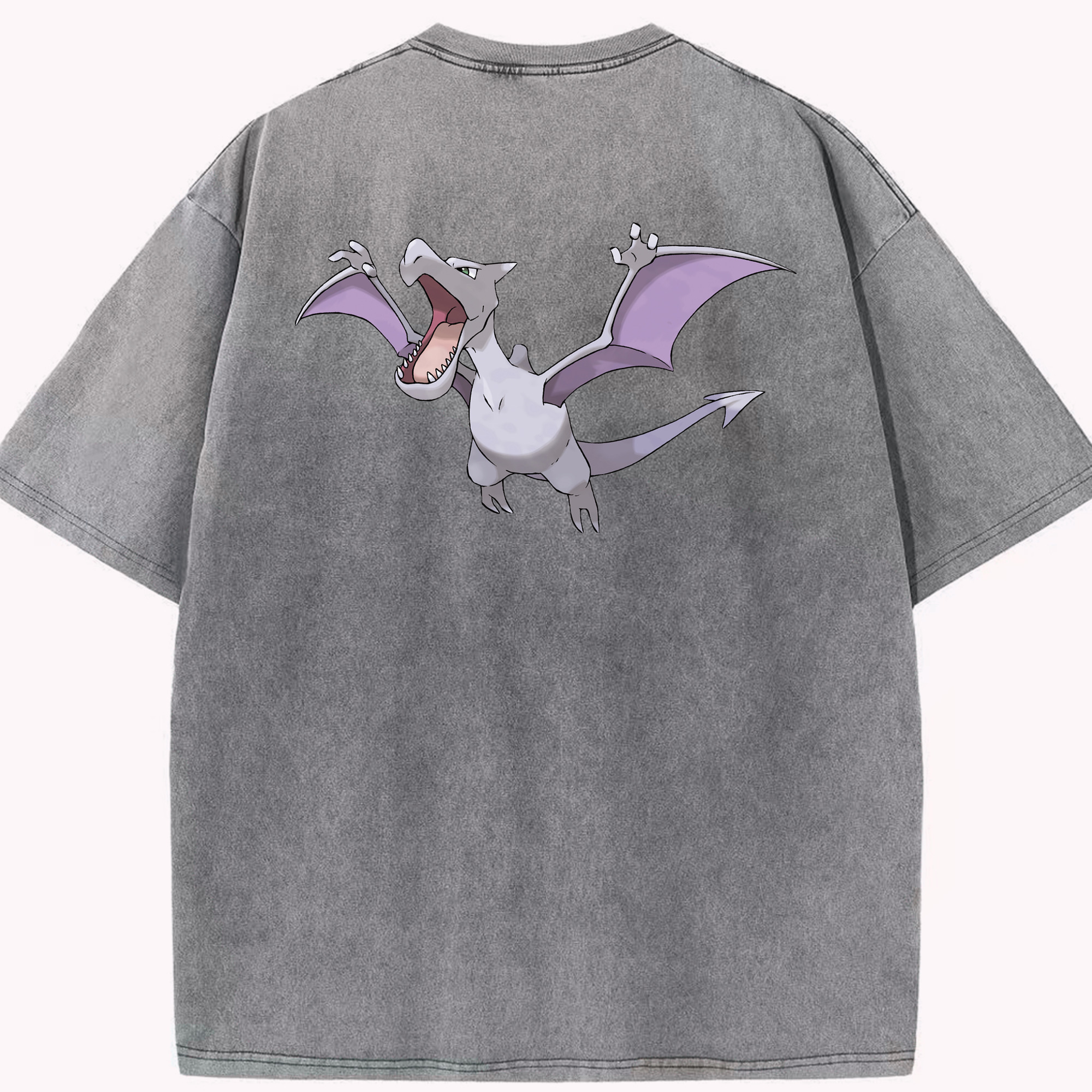 （画像用） ポケットモンスター Pokémon 綿100% ヴィンテージ風 半袖Tシャツ（背面プリント）