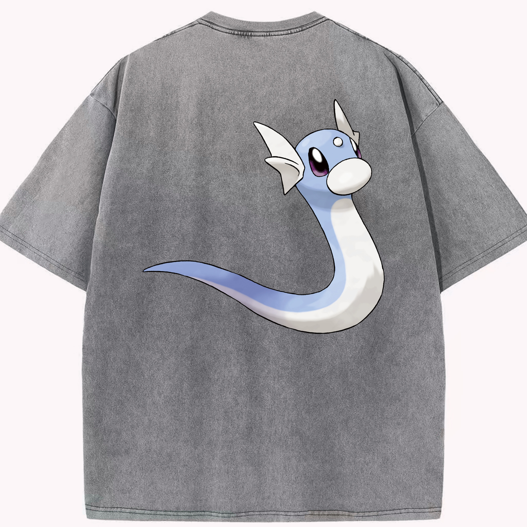 （画像用） ポケットモンスター Pokémon 綿100% ヴィンテージ風 半袖Tシャツ（背面プリント）