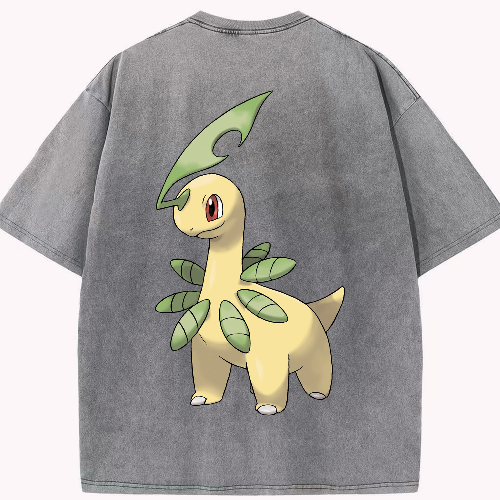 （画像用） ポケットモンスター Pokémon 綿100% ヴィンテージ風 半袖Tシャツ（背面プリント）