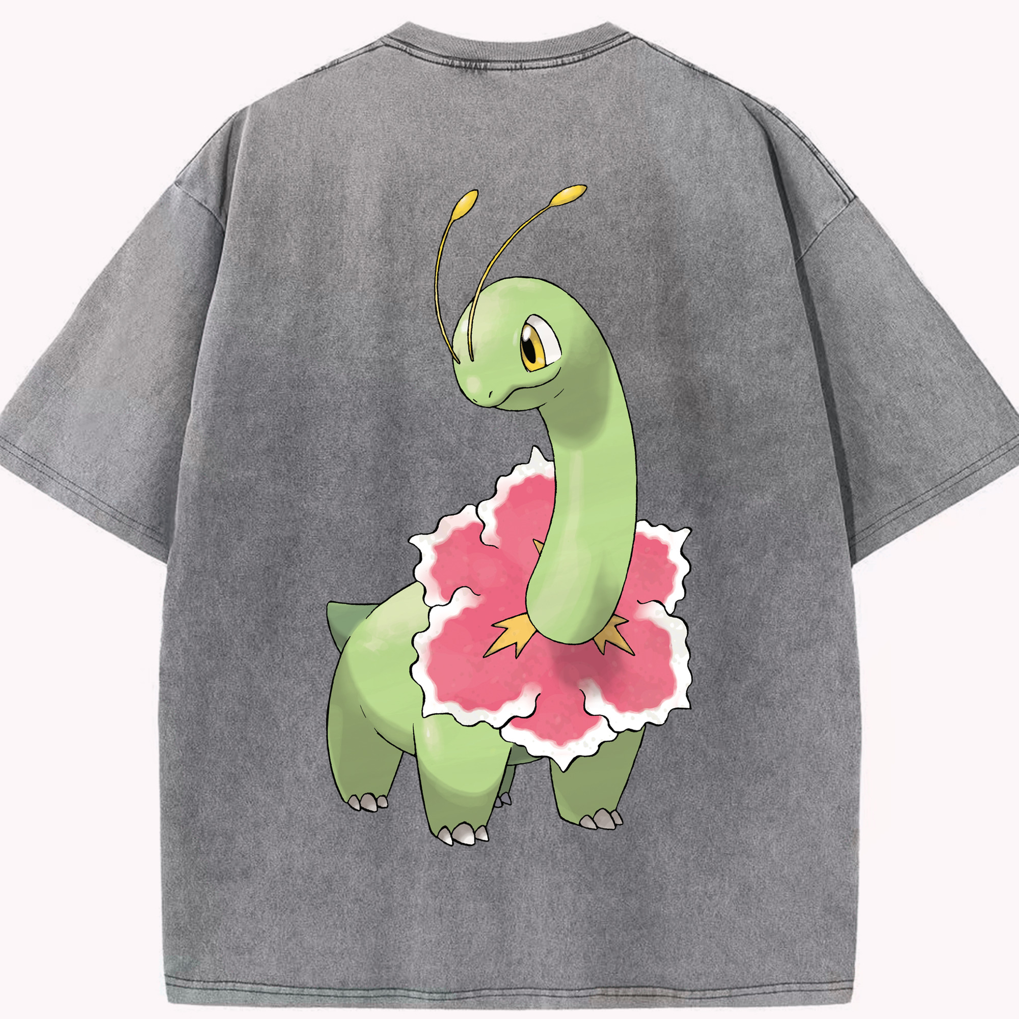 （画像用） ポケットモンスター Pokémon 綿100% ヴィンテージ風 半袖Tシャツ（背面プリント）