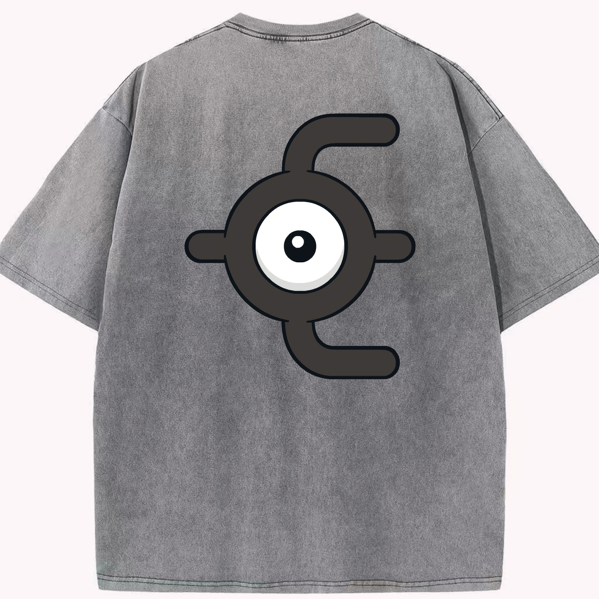 （画像用） ポケットモンスター Pokémon 綿100% ヴィンテージ風 半袖Tシャツ（背面プリント）