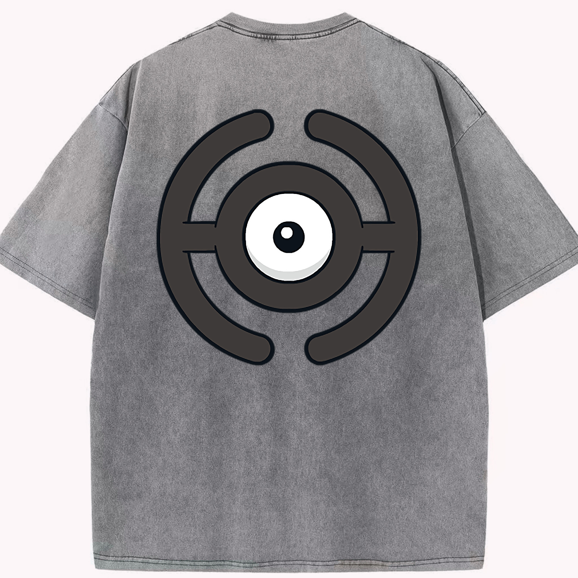 （画像用） ポケットモンスター Pokémon 綿100% ヴィンテージ風 半袖Tシャツ（背面プリント）
