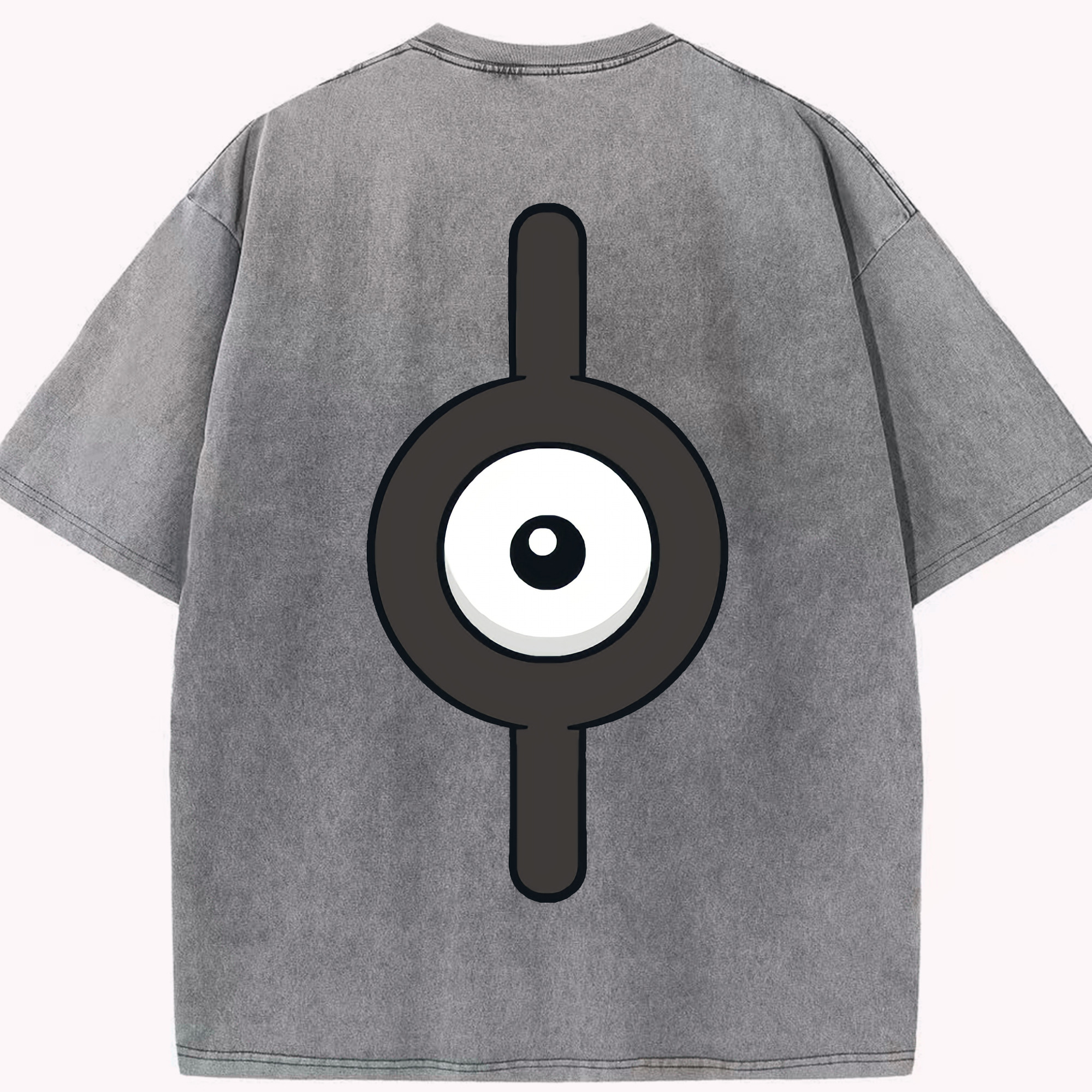 （画像用） ポケットモンスター Pokémon 綿100% ヴィンテージ風 半袖Tシャツ（背面プリント）