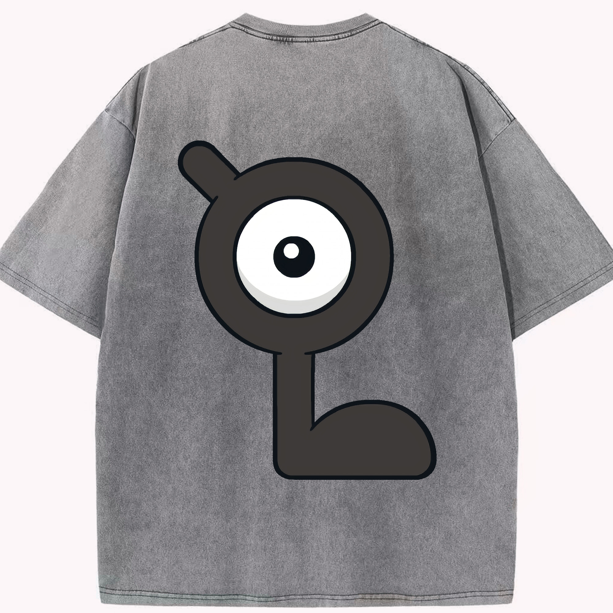 （画像用） ポケットモンスター Pokémon 綿100% ヴィンテージ風 半袖Tシャツ（背面プリント）