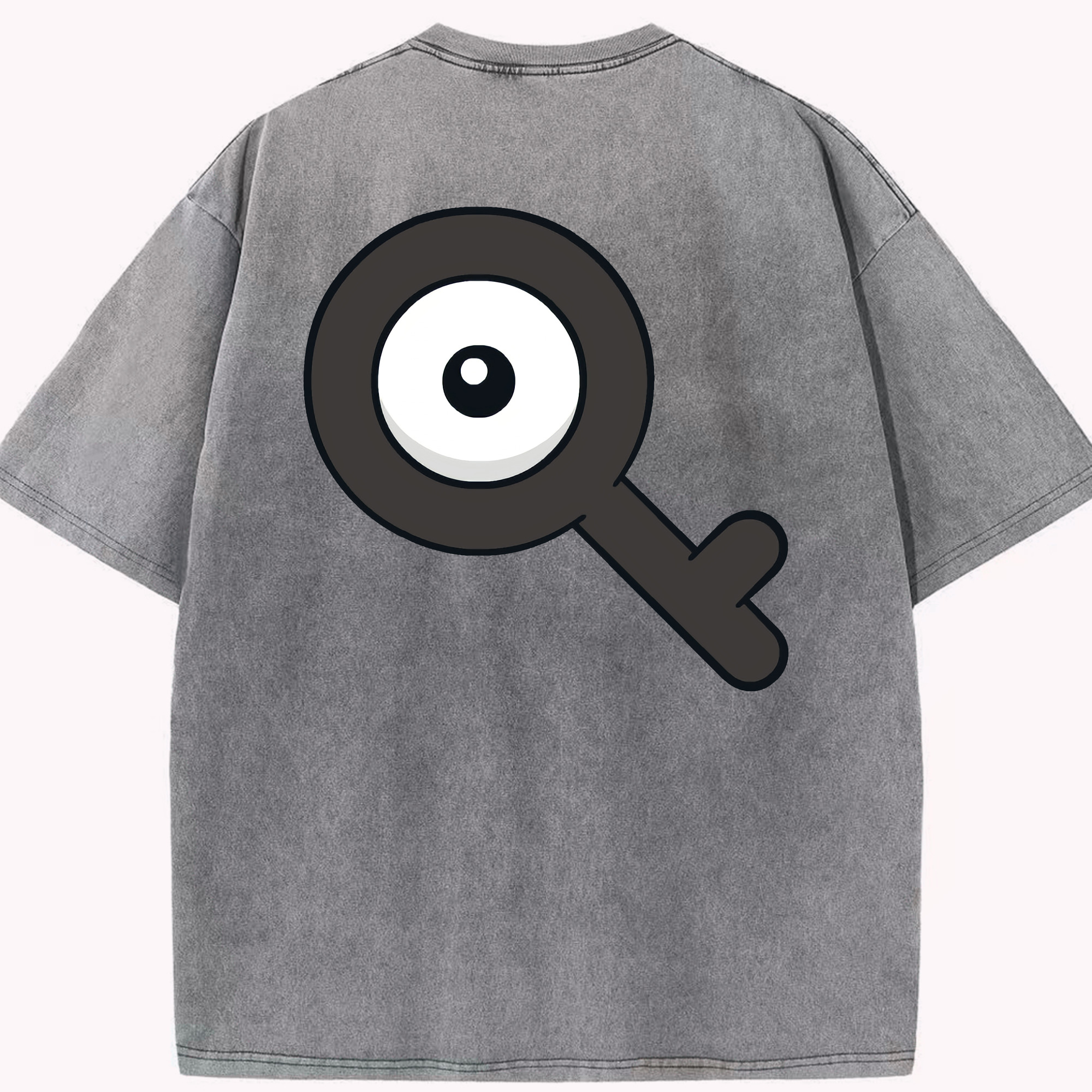 （画像用） ポケットモンスター Pokémon 綿100% ヴィンテージ風 半袖Tシャツ（背面プリント）
