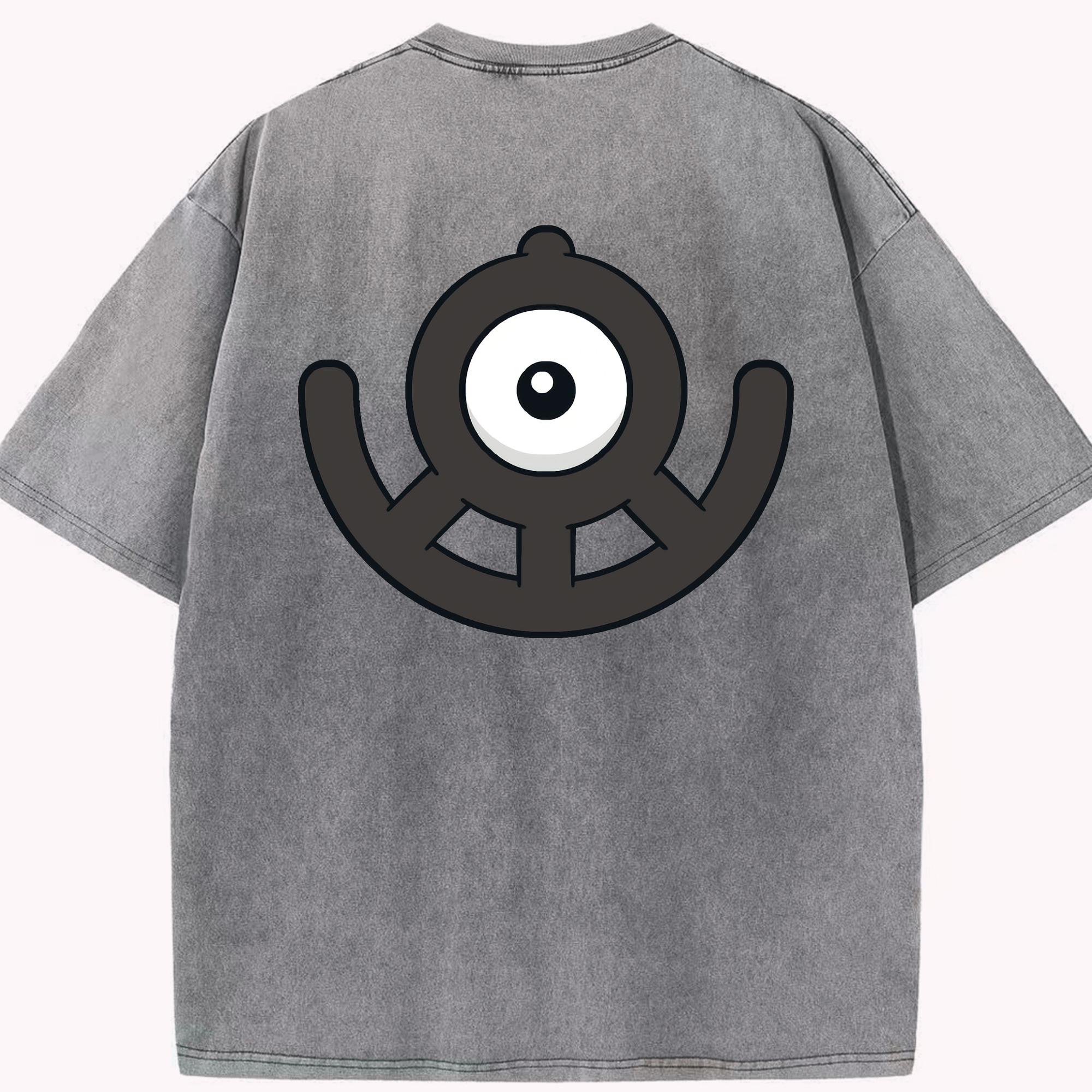 （画像用） ポケットモンスター Pokémon 綿100% ヴィンテージ風 半袖Tシャツ（背面プリント）