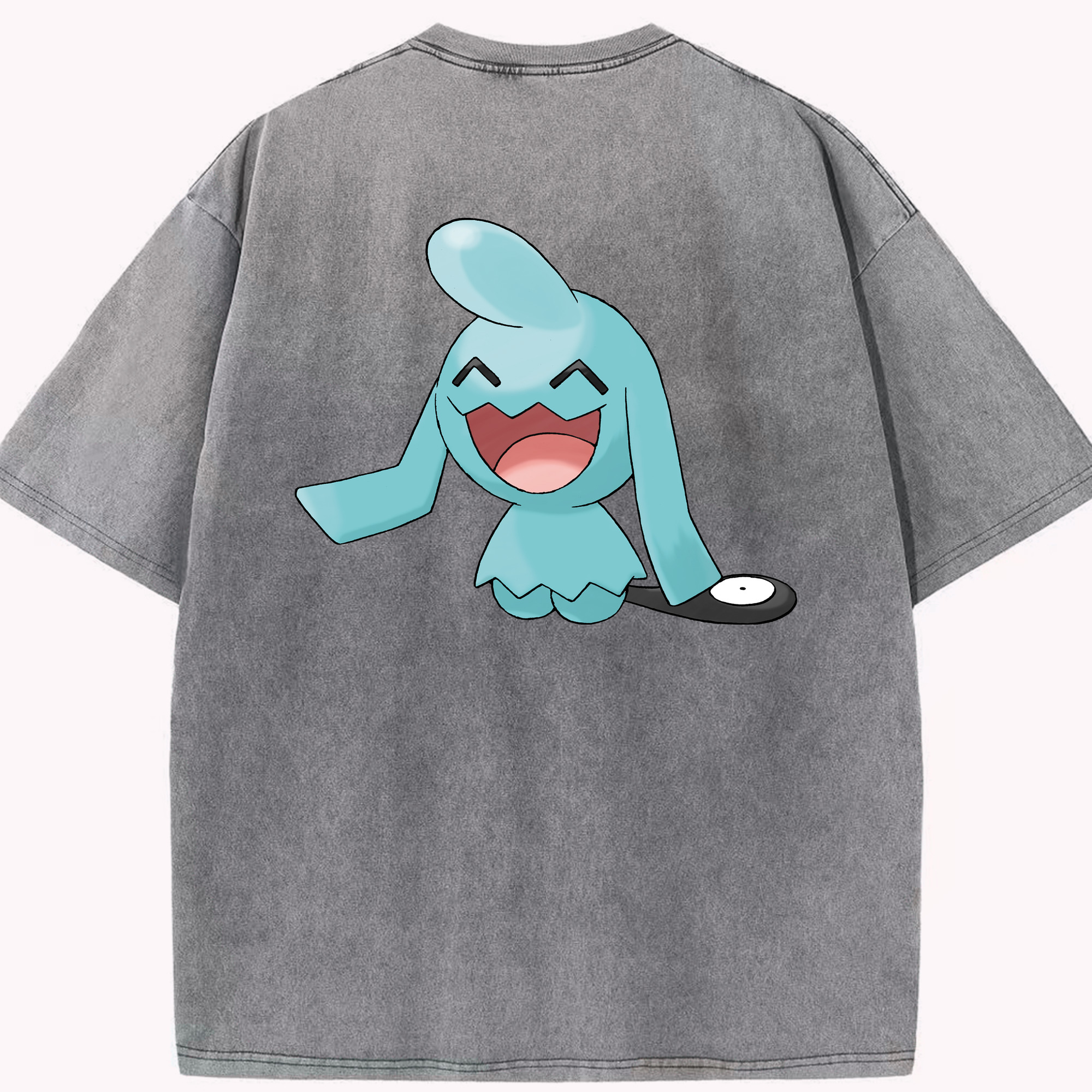 （画像用） ポケットモンスター Pokémon 綿100% ヴィンテージ風 半袖Tシャツ（背面プリント）