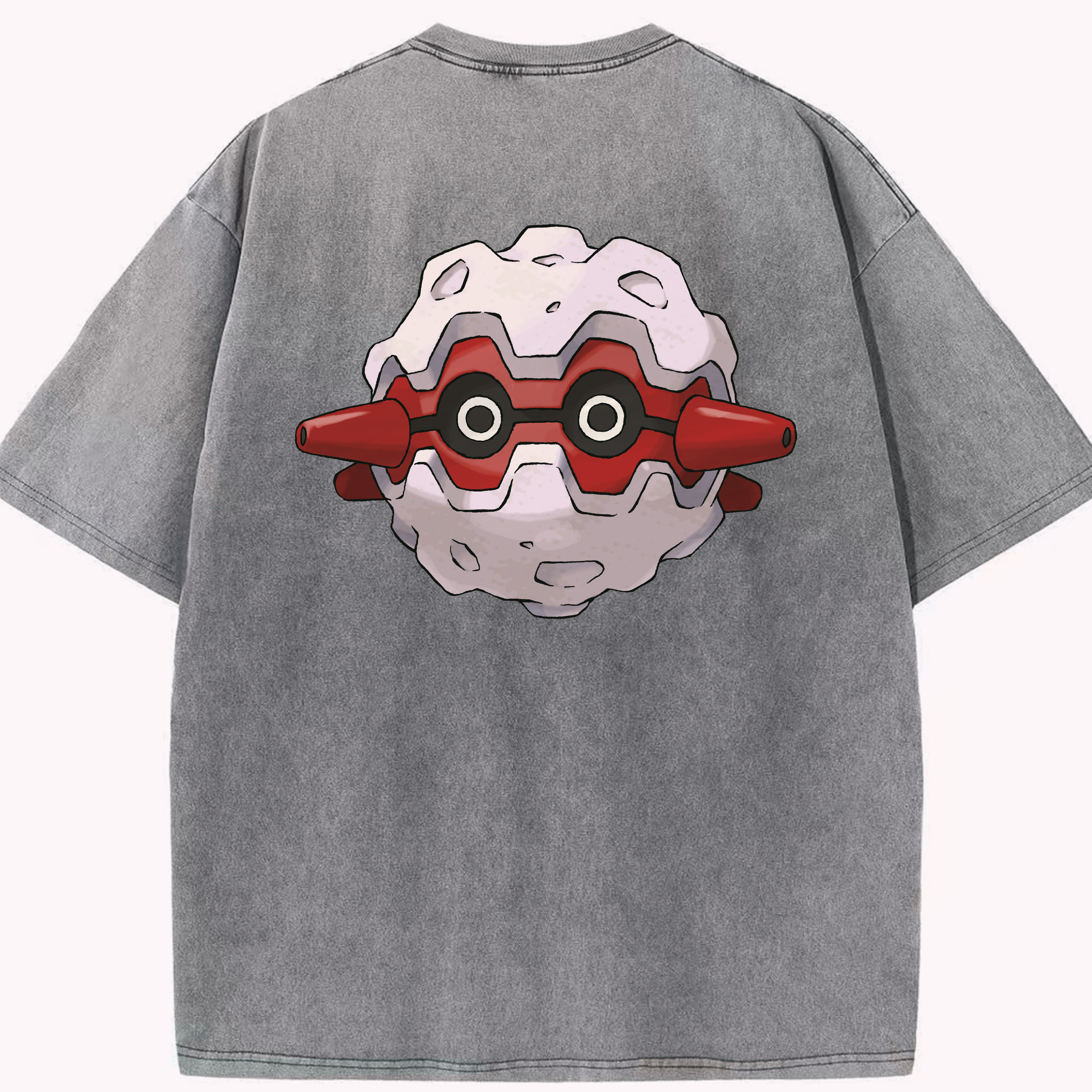 （画像用） ポケットモンスター Pokémon 綿100% ヴィンテージ風 半袖Tシャツ（背面プリント）