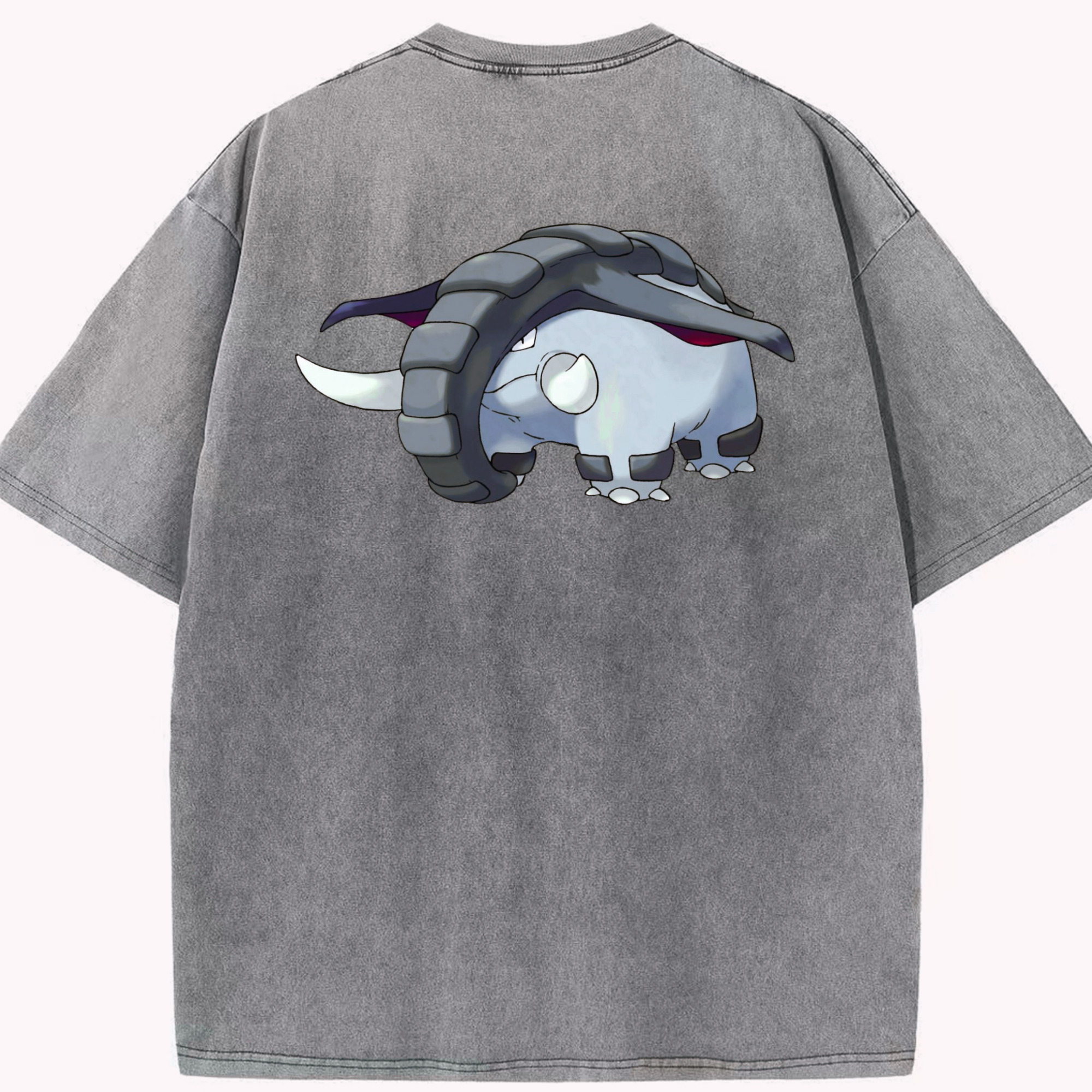 （画像用） ポケットモンスター Pokémon 綿100% ヴィンテージ風 半袖Tシャツ（背面プリント）