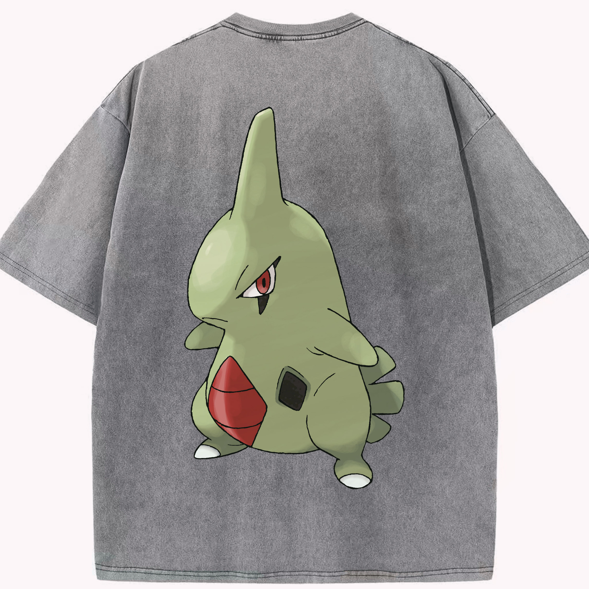 （画像用） ポケットモンスター Pokémon 綿100% ヴィンテージ風 半袖Tシャツ（背面プリント）