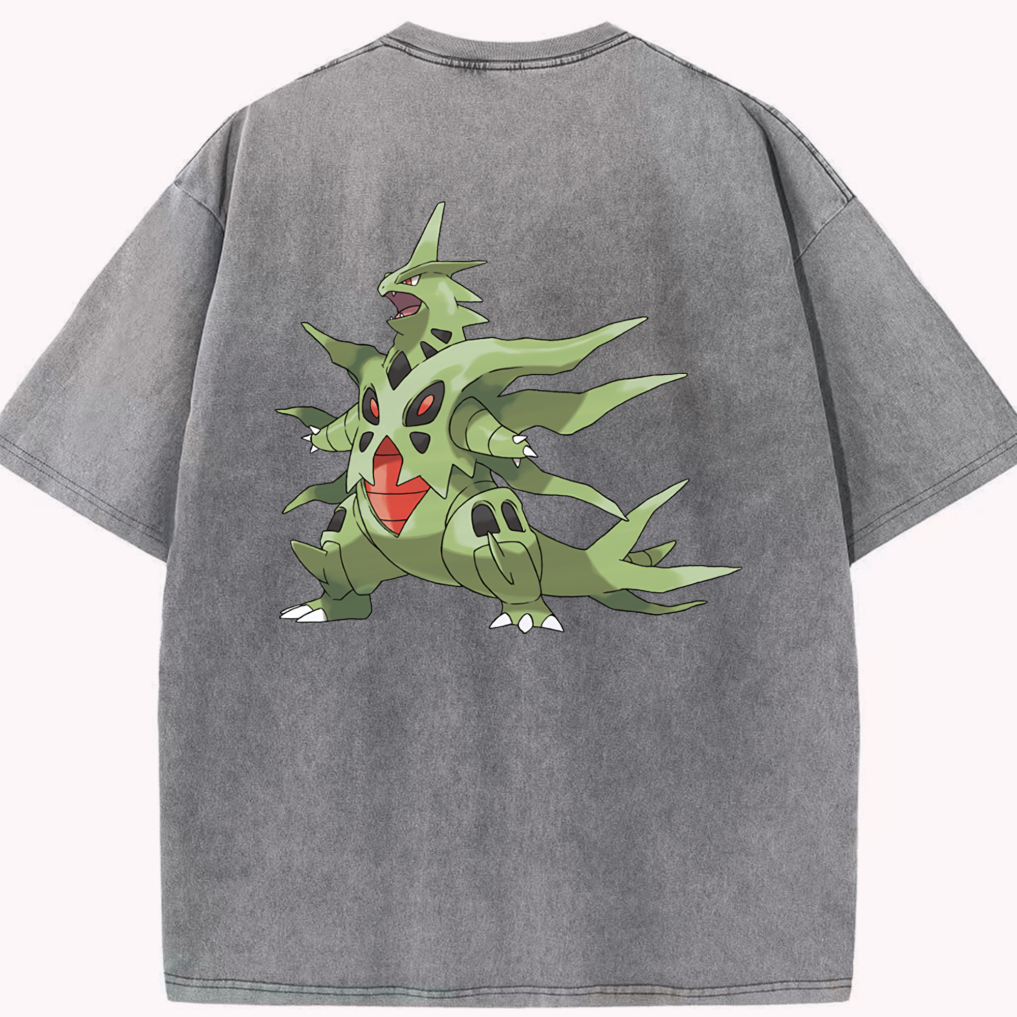 （画像用） ポケットモンスター Pokémon 綿100% ヴィンテージ風 半袖Tシャツ（背面プリント）