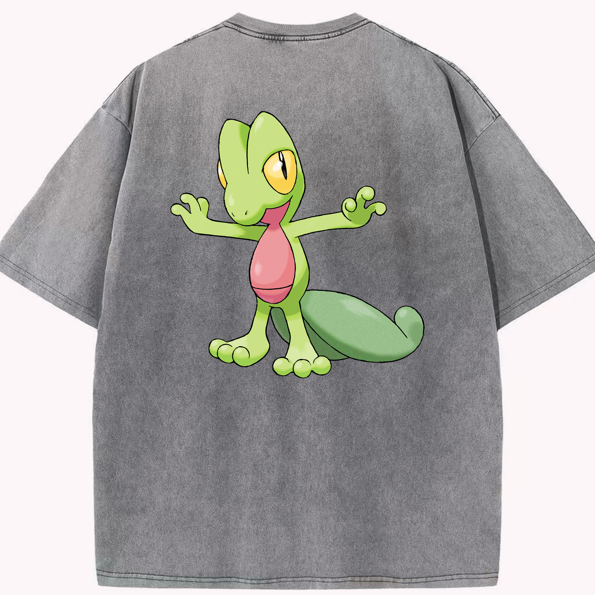 （画像用） ポケットモンスター Pokémon 綿100% ヴィンテージ風 半袖Tシャツ（背面プリント）