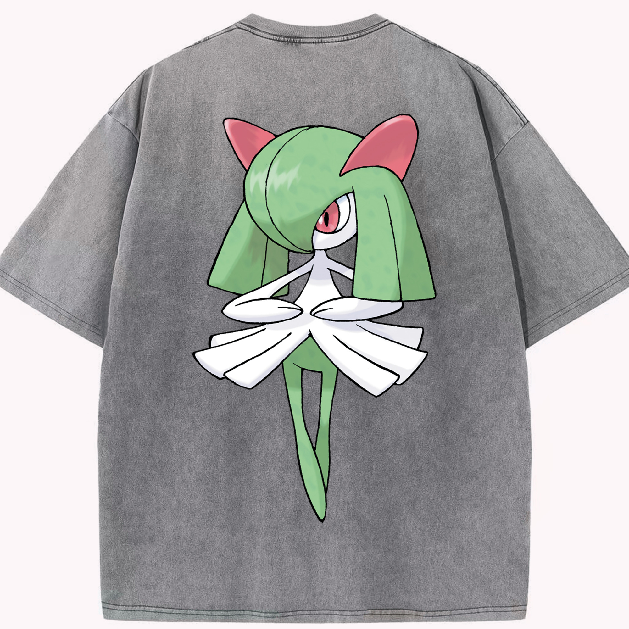 （画像用） ポケットモンスター Pokémon 綿100% ヴィンテージ風 半袖Tシャツ（背面プリント）