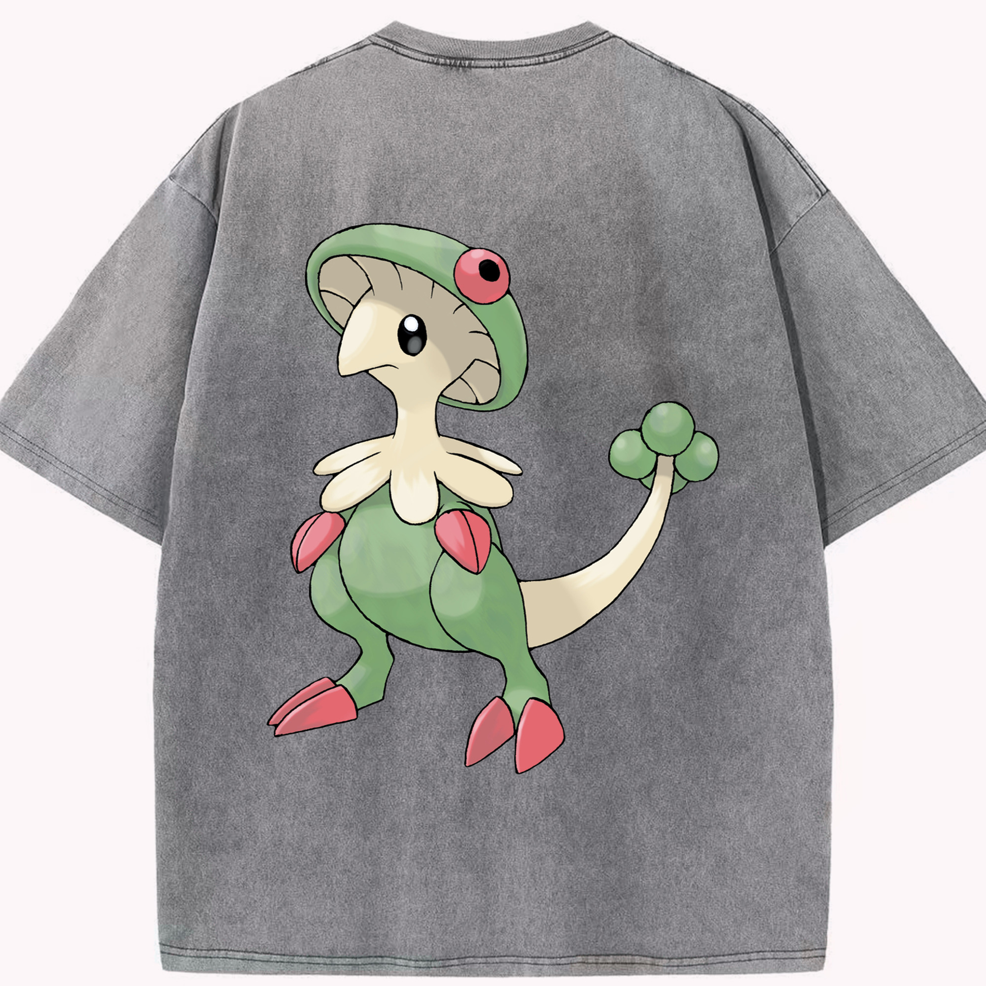 （画像用） ポケットモンスター Pokémon 綿100% ヴィンテージ風 半袖Tシャツ（背面プリント）