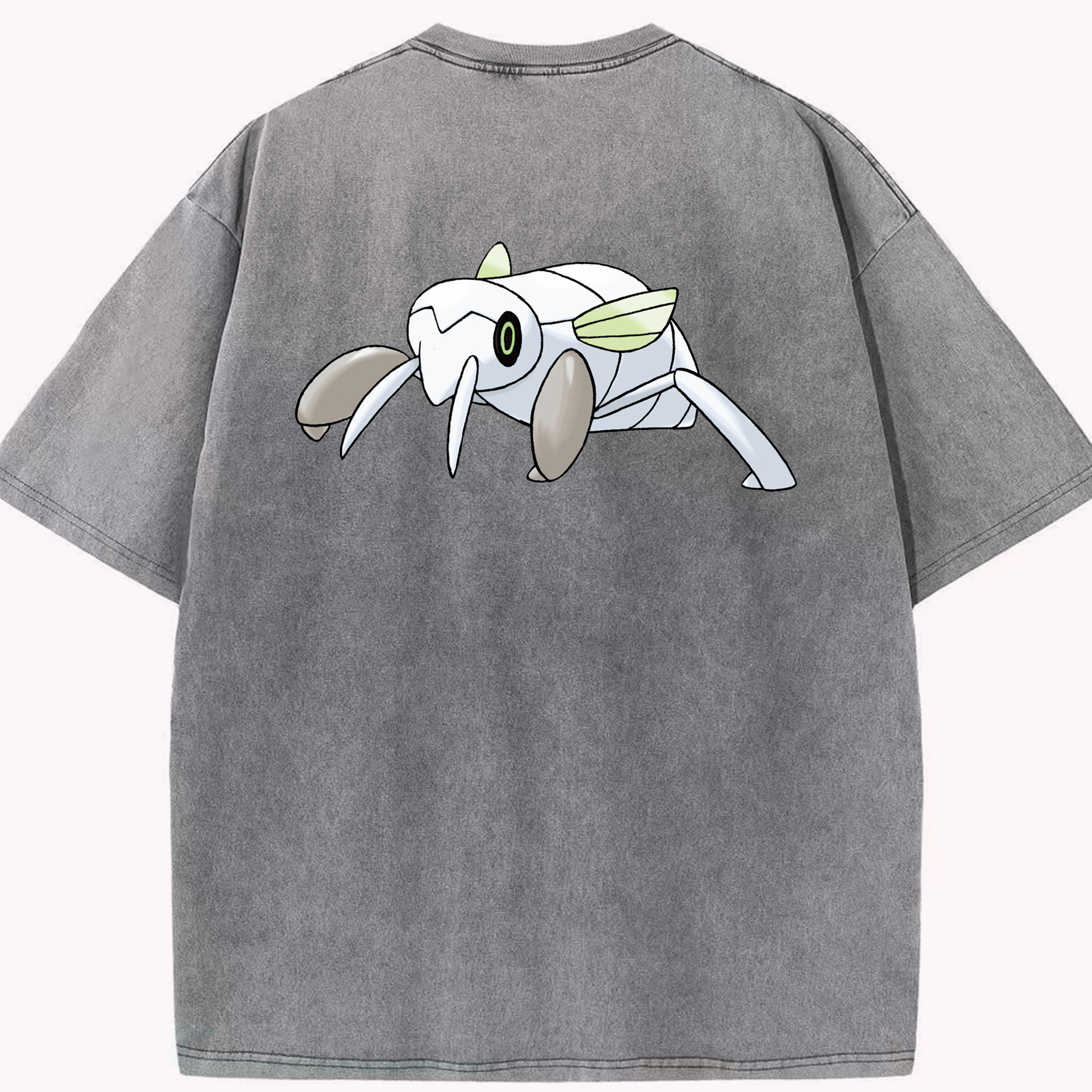 （画像用） ポケットモンスター Pokémon 綿100% ヴィンテージ風 半袖Tシャツ（背面プリント）