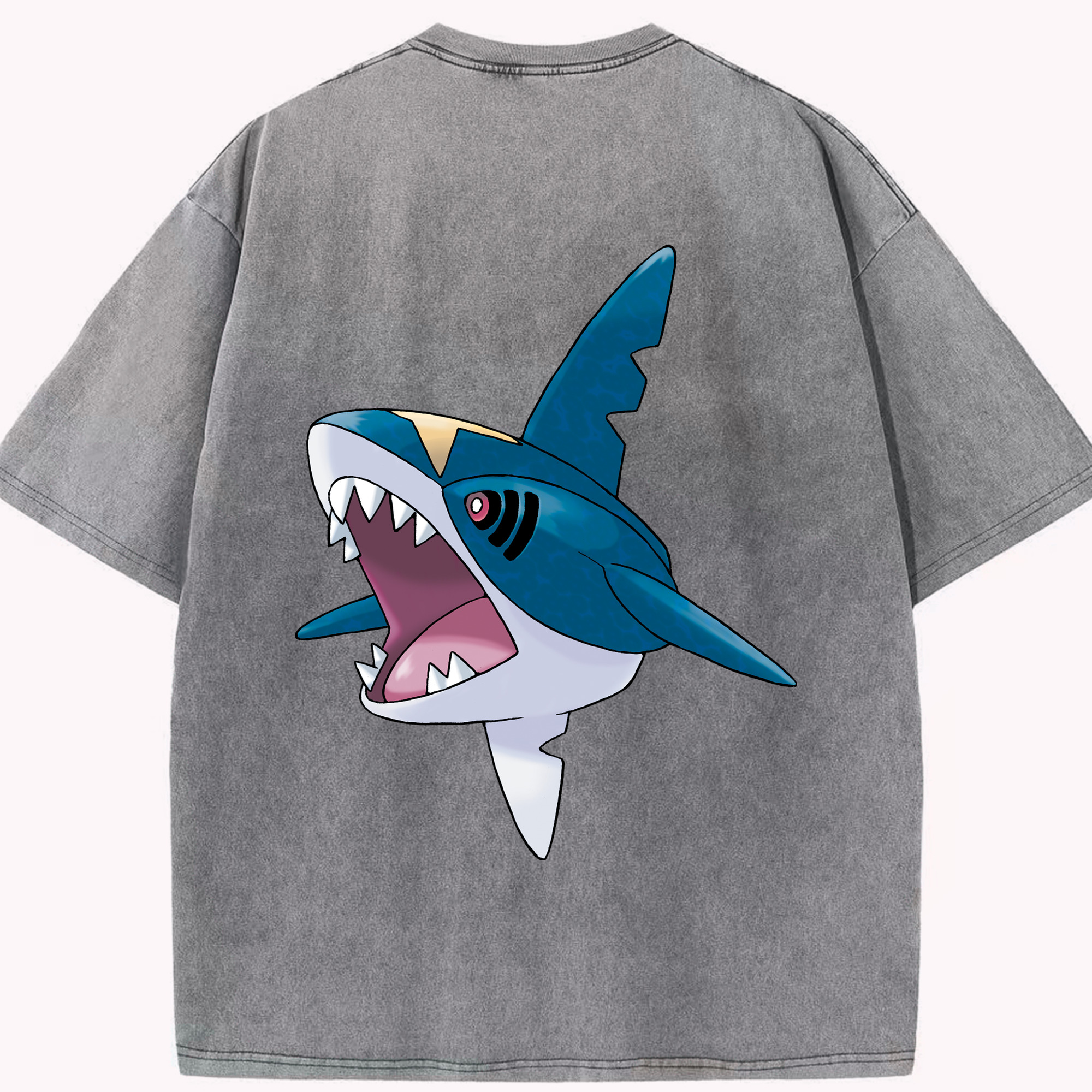 （画像用） ポケットモンスター Pokémon 綿100% ヴィンテージ風 半袖Tシャツ（背面プリント）