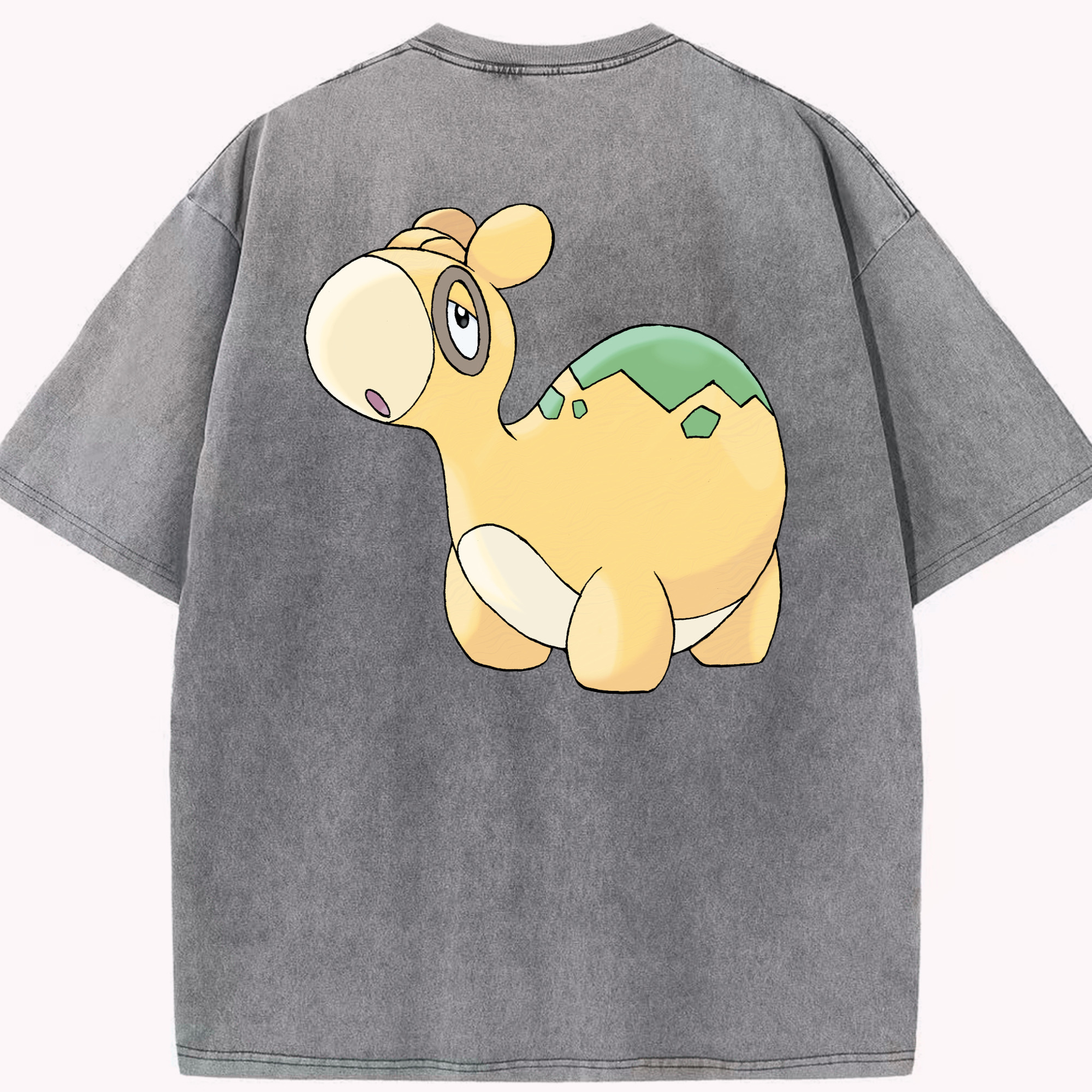 （画像用） ポケットモンスター Pokémon 綿100% ヴィンテージ風 半袖Tシャツ（背面プリント）