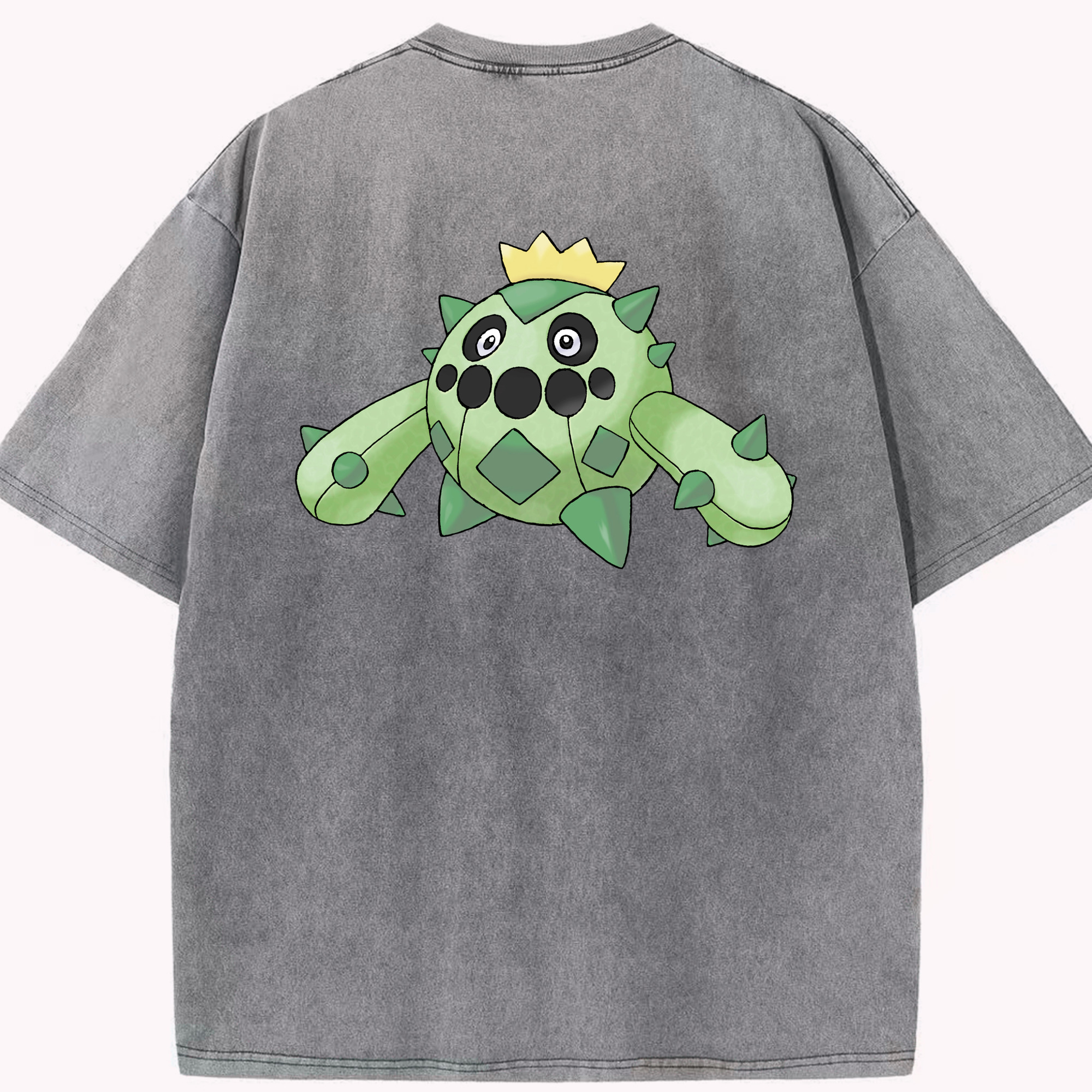 （画像用） ポケットモンスター Pokémon 綿100% ヴィンテージ風 半袖Tシャツ（背面プリント）