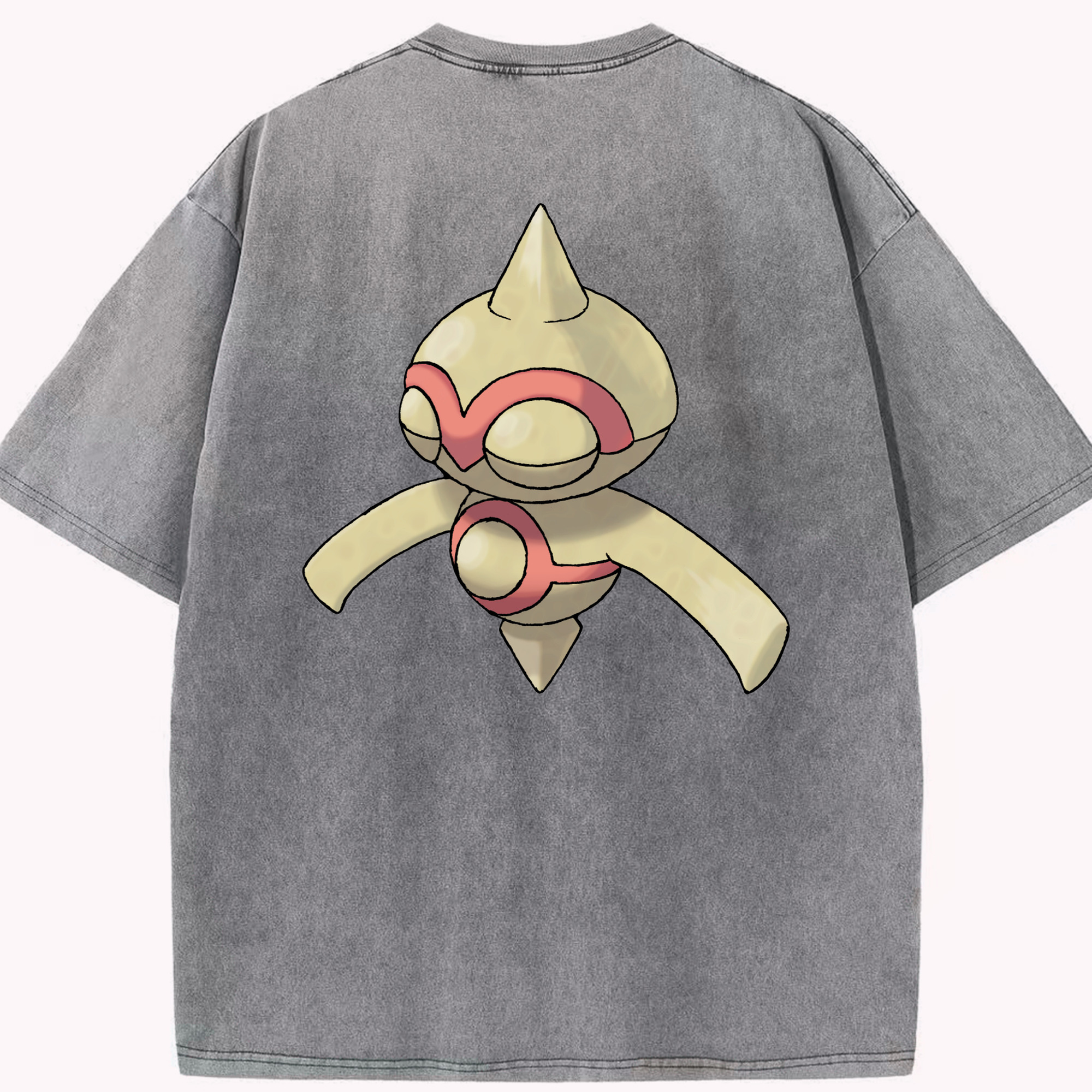 （画像用） ポケットモンスター Pokémon 綿100% ヴィンテージ風 半袖Tシャツ（背面プリント）