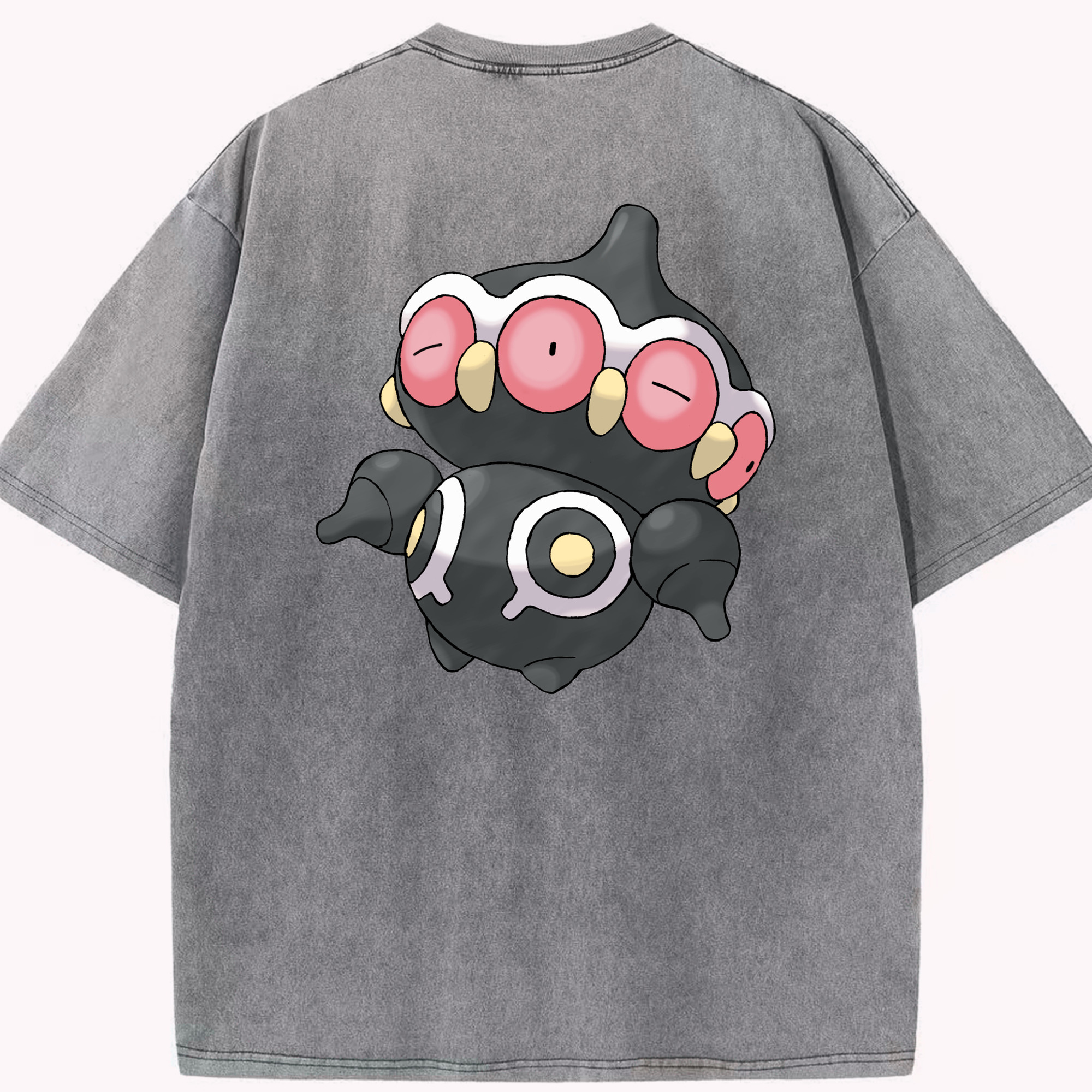 （画像用） ポケットモンスター Pokémon 綿100% ヴィンテージ風 半袖Tシャツ（背面プリント）